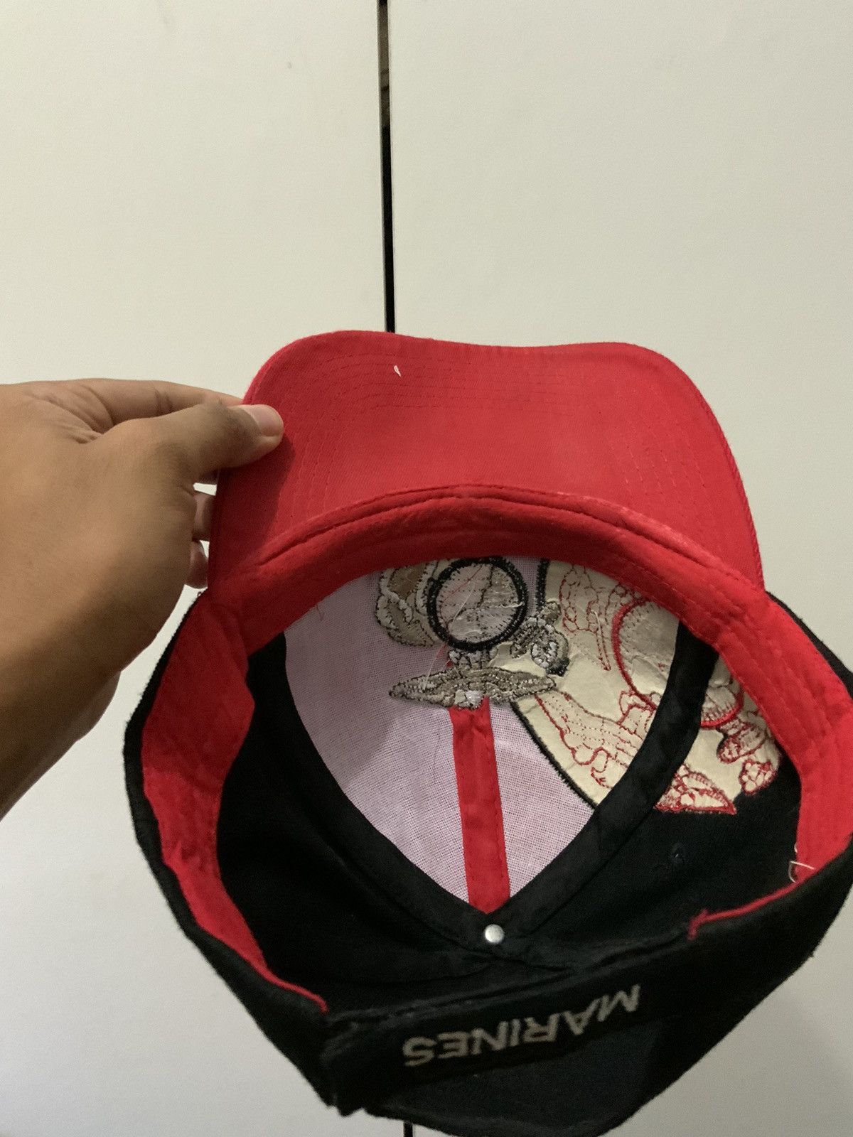 Japanese Brand Marines Big Logo Streetwear Hat Size ONE SIZE - 8 Thumbnail