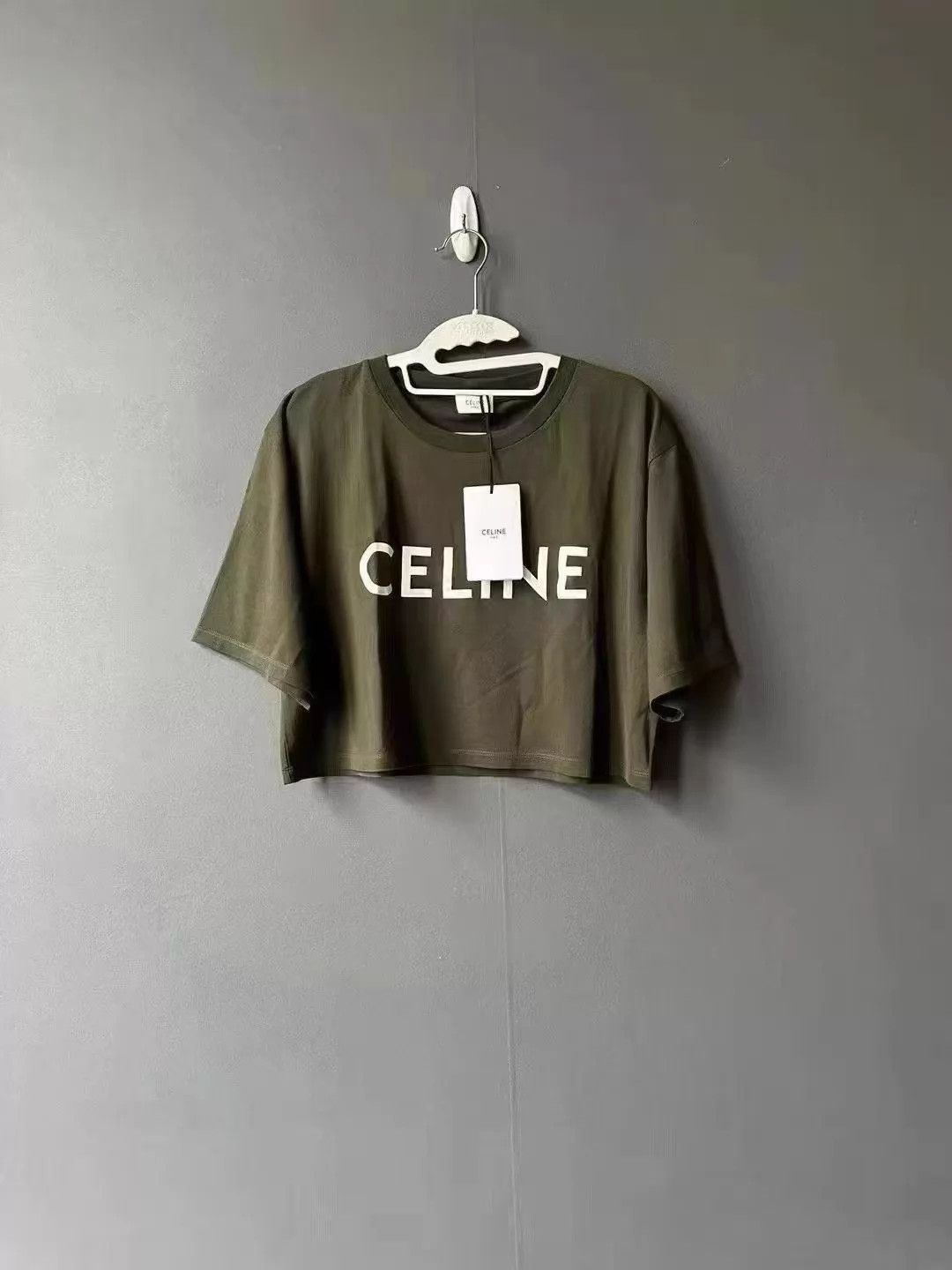 Celine Celine emerald green short sleeve top XS new Size XS / US 0-2 / IT 36-38 - 1 Thumbnail