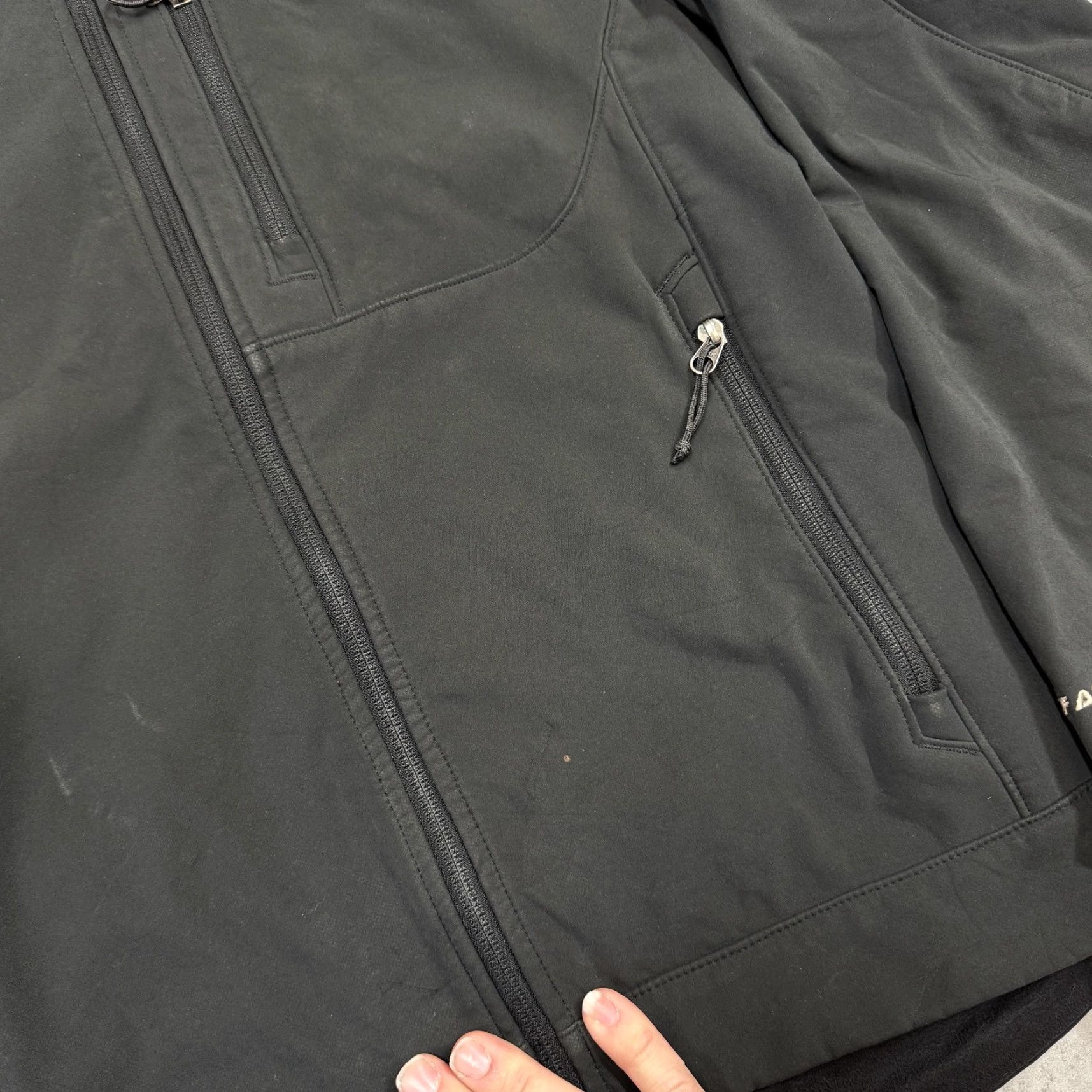 The North Face The North Face Apex Jacket Mens M Black Full Zip Softshell Outdoor Hiking Size US M / EU 48-50 / 2 - 3 Thumbnail