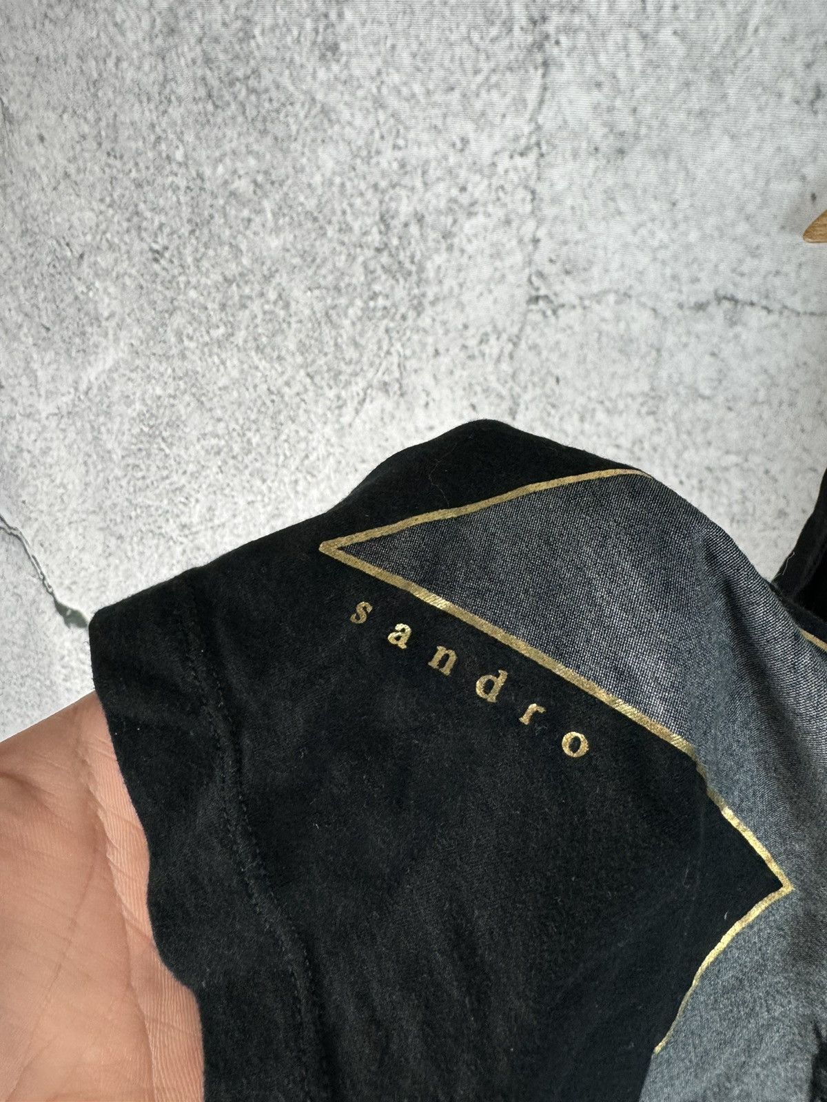 Sandro RARE Sandro Designer Paris Tank Top tee Size S / US 4 / IT 40 - 4 Thumbnail