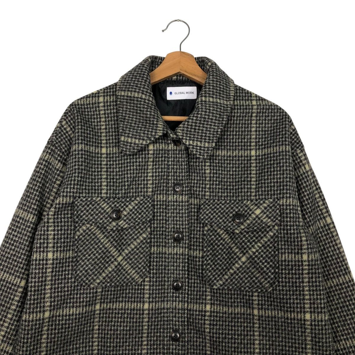 Japanese Brand 🔥VINTAGE WOOL FLANNEL JACKET GLOBAL WORK TARTAN ISSEY MIYAKE Size US M / EU 48-50 / 2 - 5 Thumbnail