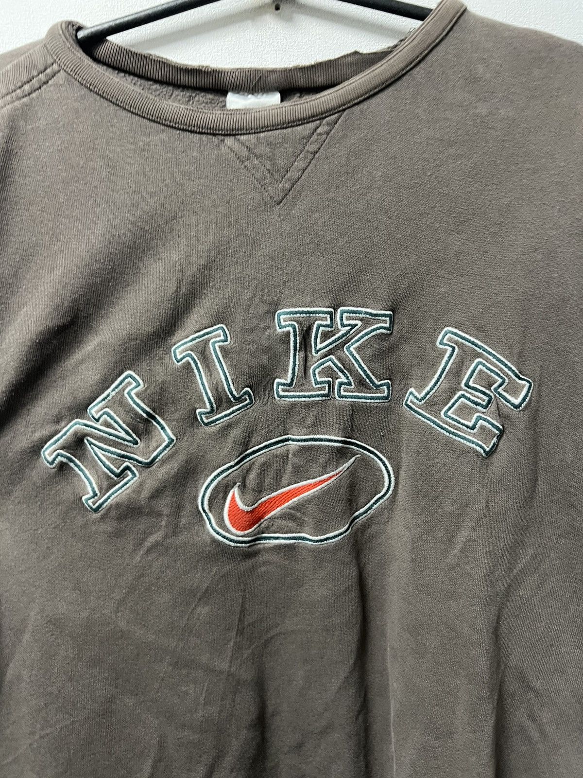 Nike 00s Vintage Nike Sweatshirt Big Logo Baggy Sweatshirt Size US L / EU 52-54 / 3 - 8 Thumbnail