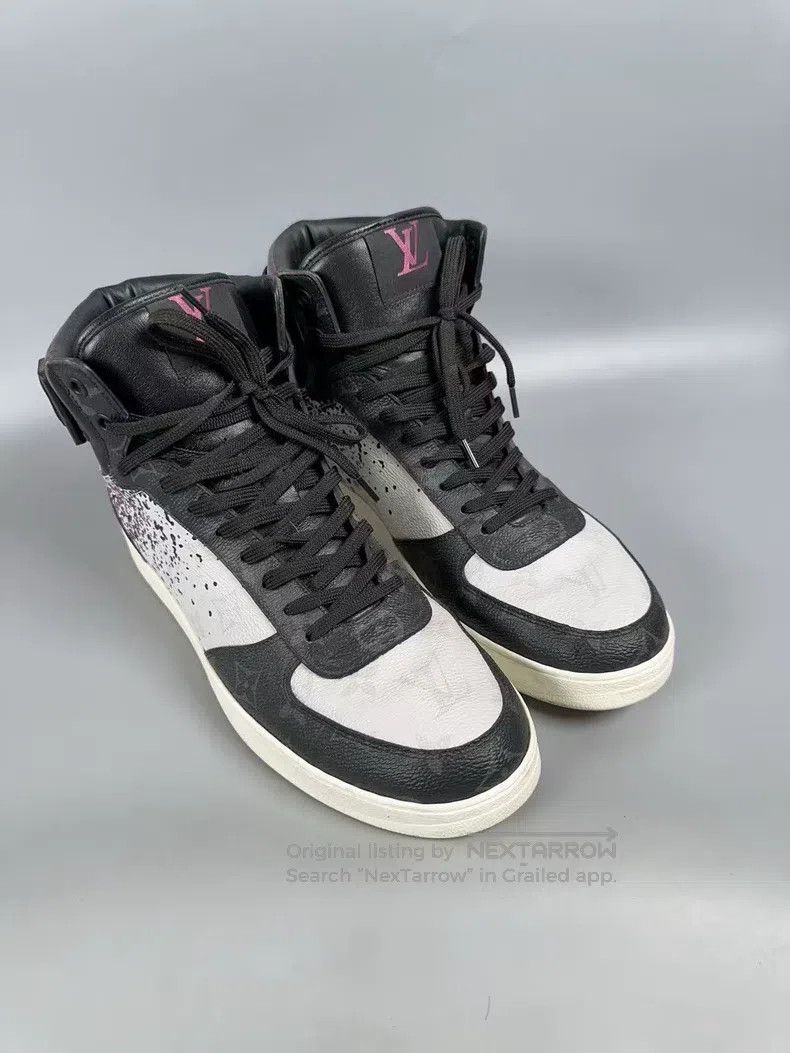 Louis Vuitton Louis Vuitton Purple Rivoli high-top casual shoes Size US 7 / EU 40 - 3 Thumbnail