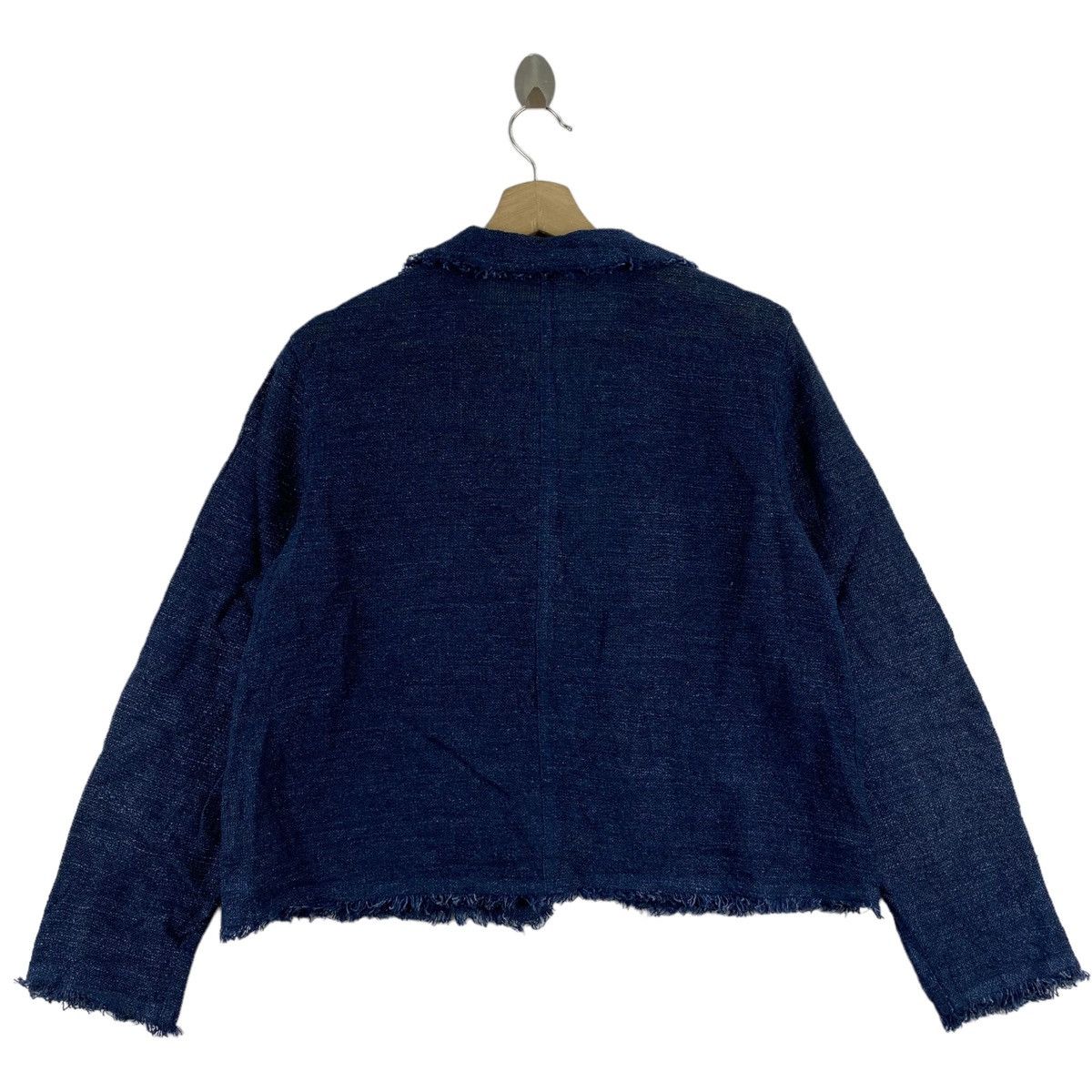 Japanese Brand LEILIAN Japanese Brand Navy Coat Jacket Size M / US 6-8 / IT 42-44 - 2 Thumbnail
