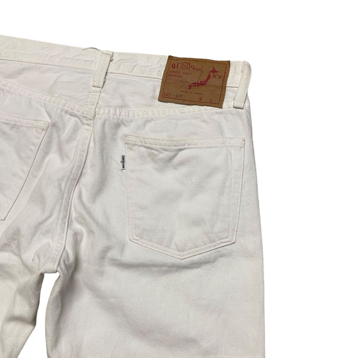 Orslow Orslow 107 White Denim Jeans Size US 29 - 11 Thumbnail