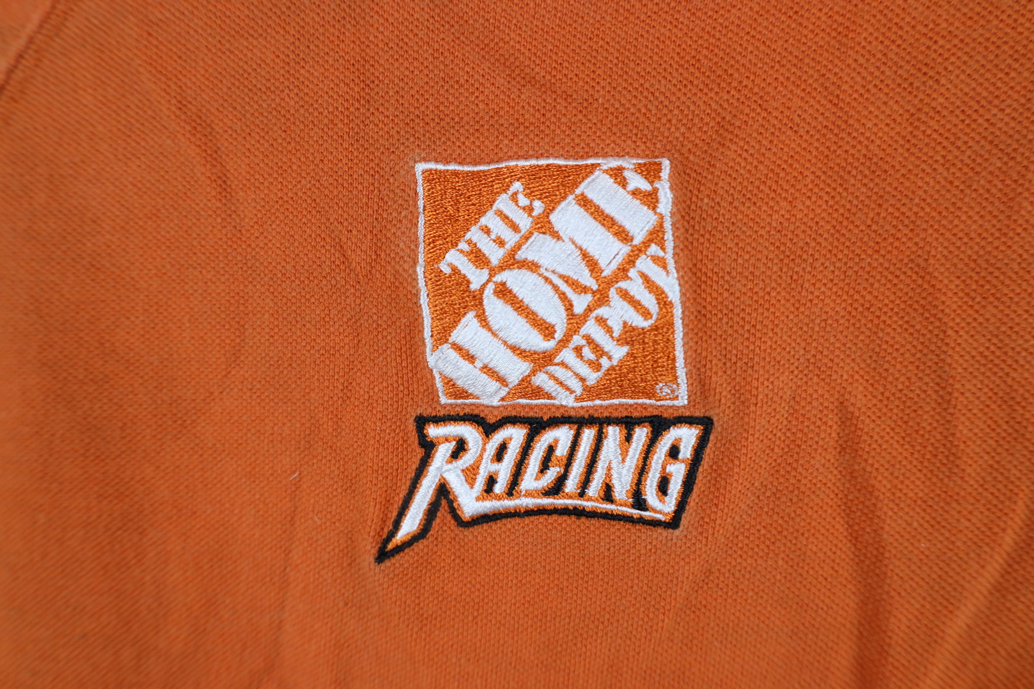 Vintage Vintage NASCAR Out Tony Stewart Racing Polo Shirt Orange Size US XL / EU 56 / 4 - 10 Thumbnail