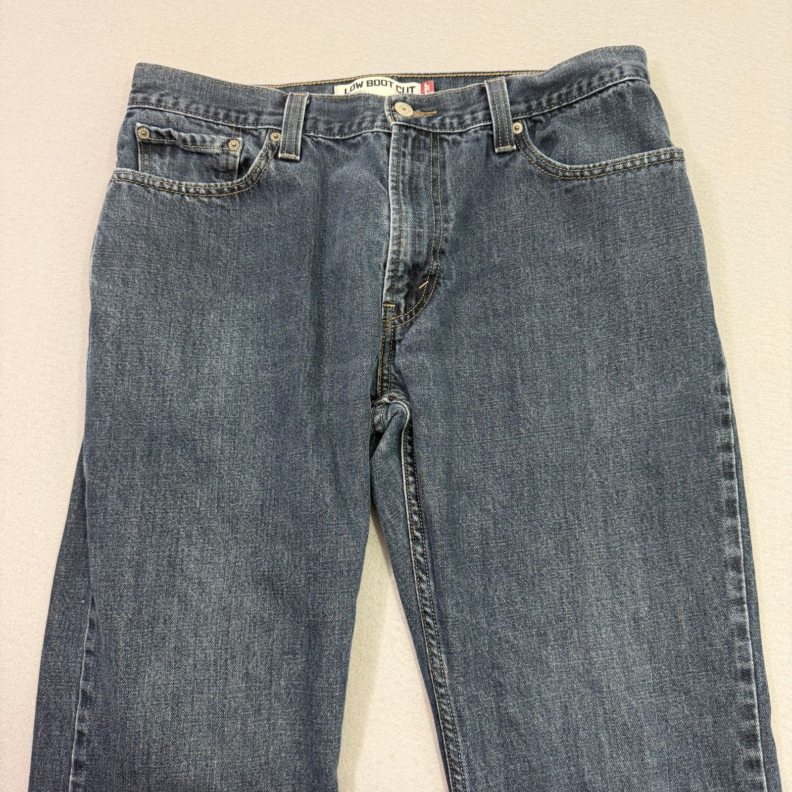 Levi's Vintage Levis 527 Low Bootcut Jeans Men's 36x30 Blue Denim Size US 36 / EU 52 - 2 Thumbnail