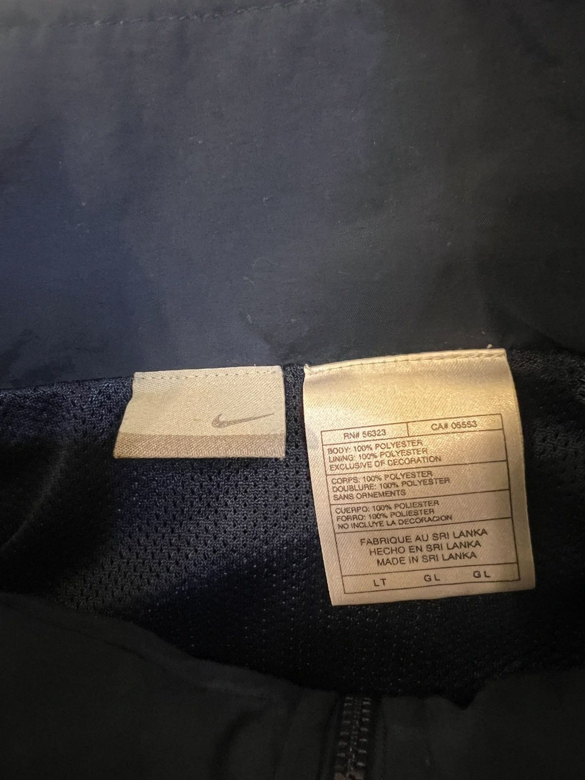 Nike × Vintage Y2K NIKE Navy Track-Suit Jacket Size US L / EU 52-54 / 3 - 10 Thumbnail