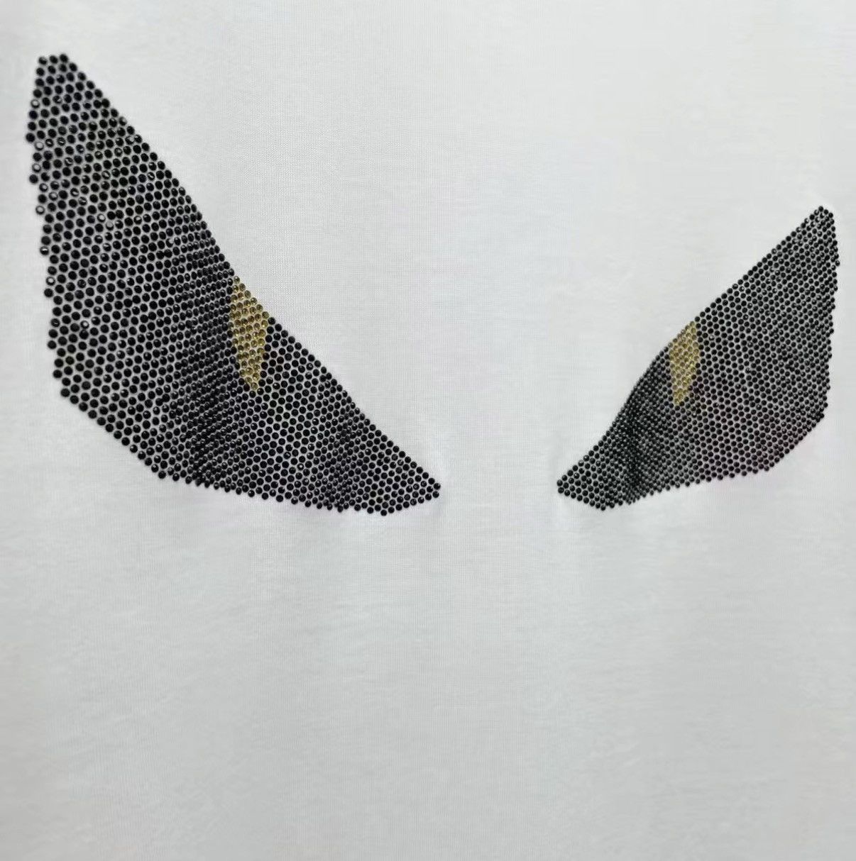 Fendi FENDI Rhinestone Short Sleeve T-shirt J30 Size US L / EU 52-54 / 3 - 3 Thumbnail