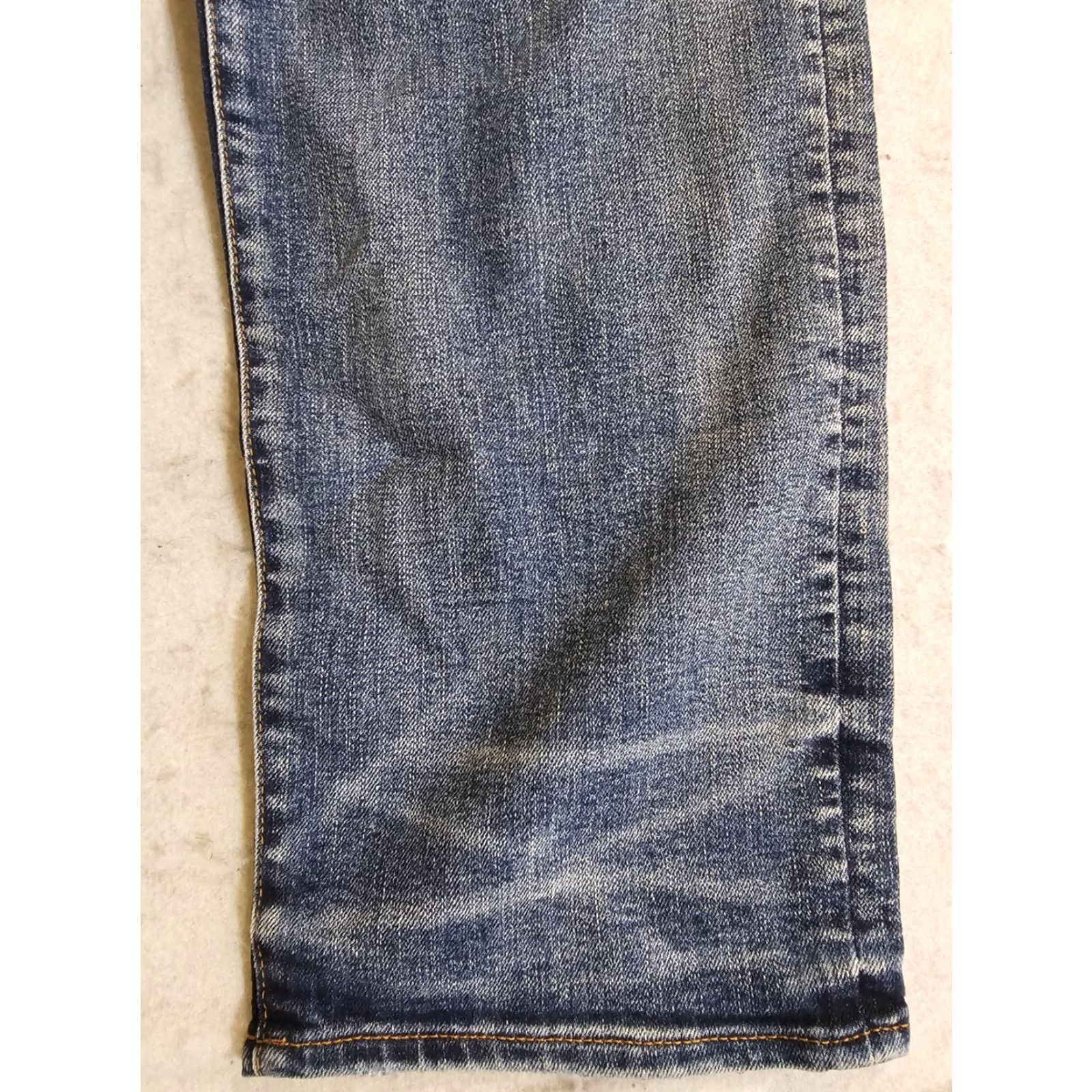 American Eagle Outfitters VINTAGE NWT American Eagle Airflex+ Original Straight Destroyed Dark Denim Jeans 30x34 Mens Size US 30 / EU 46 - 7 Thumbnail