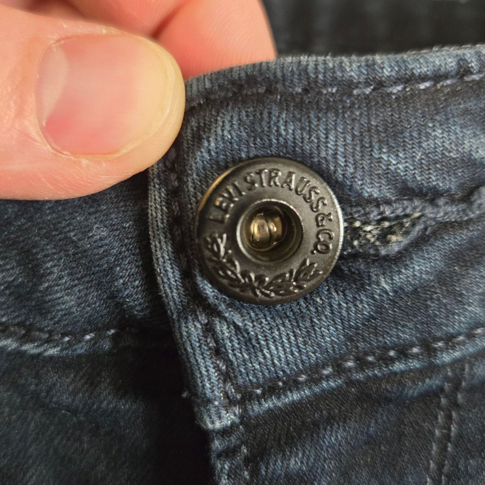 Levi's Levi's Dark Blue Bold Curve Bootcut Jeans Size 29 Size 29" - 6 Thumbnail