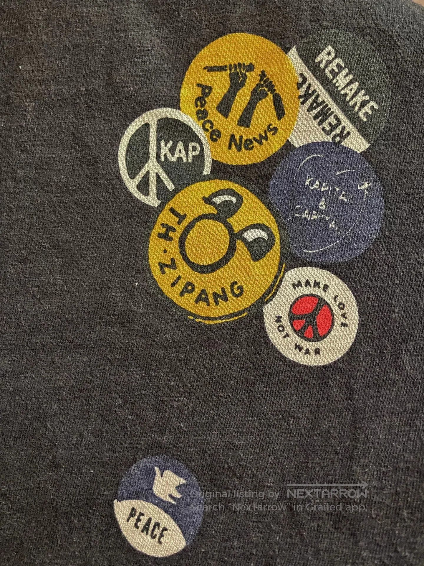 Kapital Kapital Early Anti-War Smile T-Shirt. Size US M / EU 48-50 / 2 - 1 Thumbnail