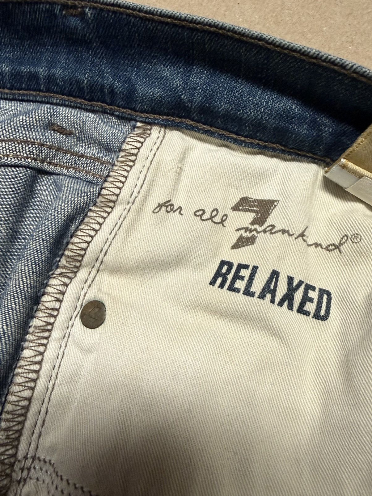 7 For All Mankind Seven 7 For All Mankind Jeans 38 x 34 Stretch Relaxed Fit Size US 38 / EU 54 - 5 Thumbnail