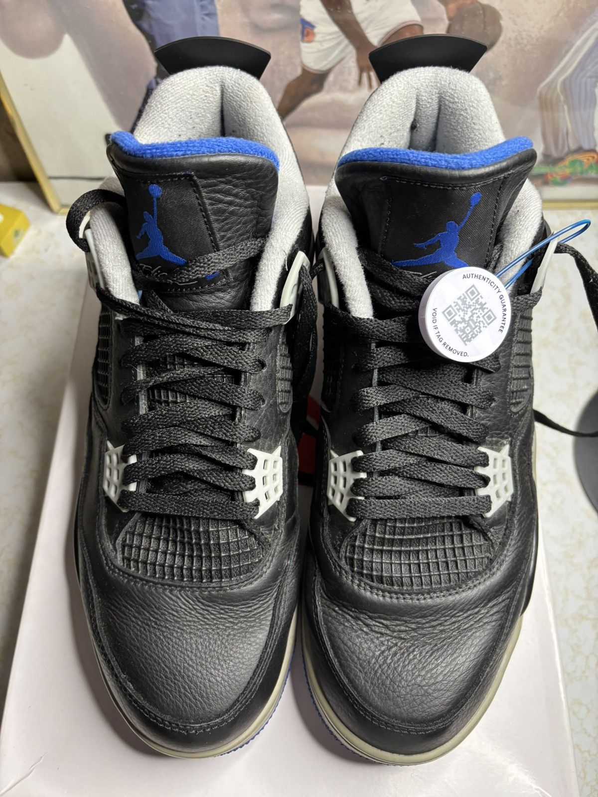 Jordan Brand Air Jordan 4 Retro Motorsports Alternate 2017 Size US 11.5 / EU 44-45 - 2 Thumbnail