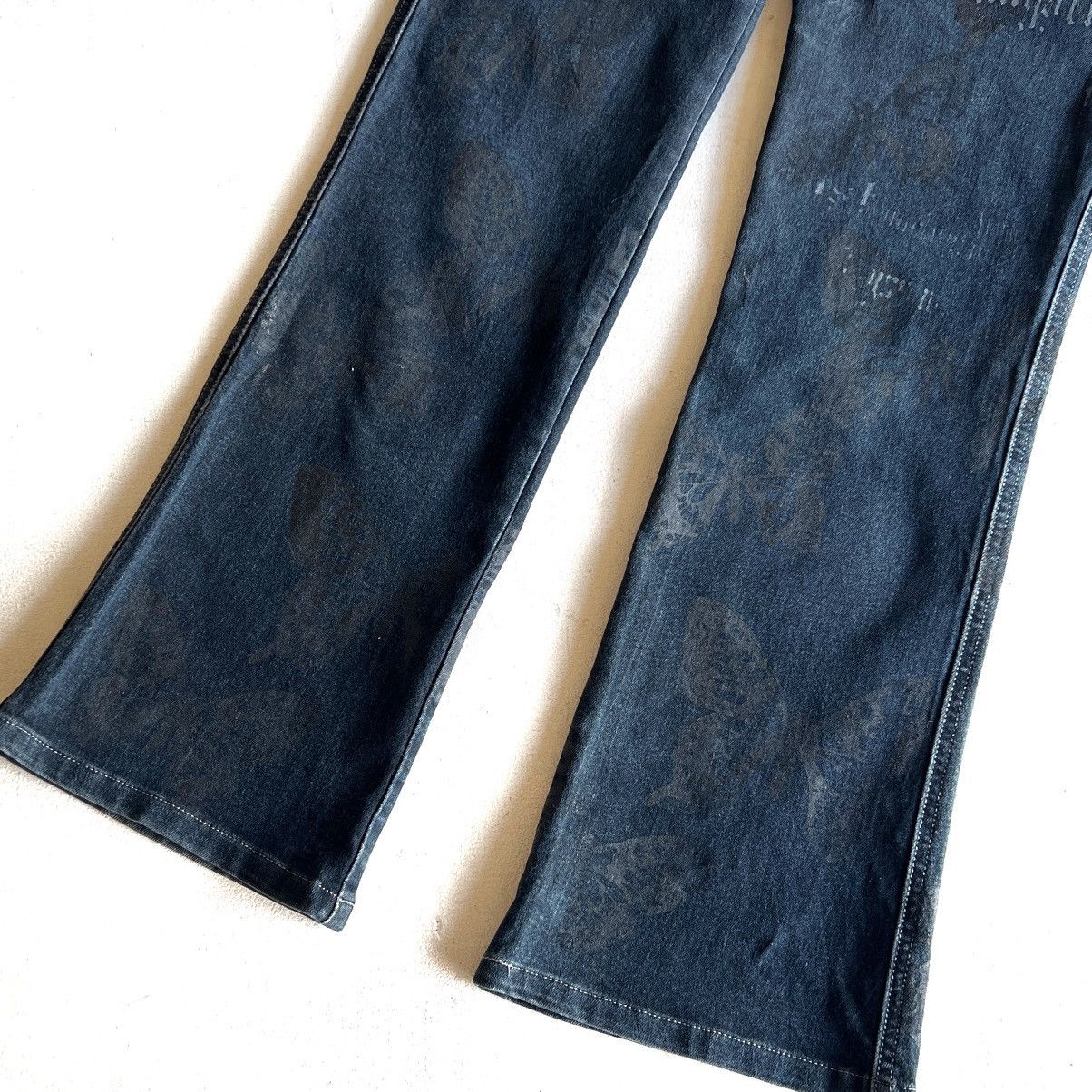 If Six Was Nine h.naoto Blood low-waist flared jeans Size US 30 / EU 46 - 4 Thumbnail