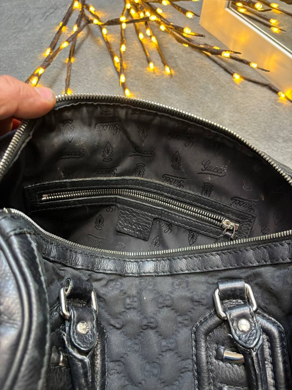 Gucci × Vintage Vintage Gucci monogram gg bag Size ONE SIZE - 9 Thumbnail
