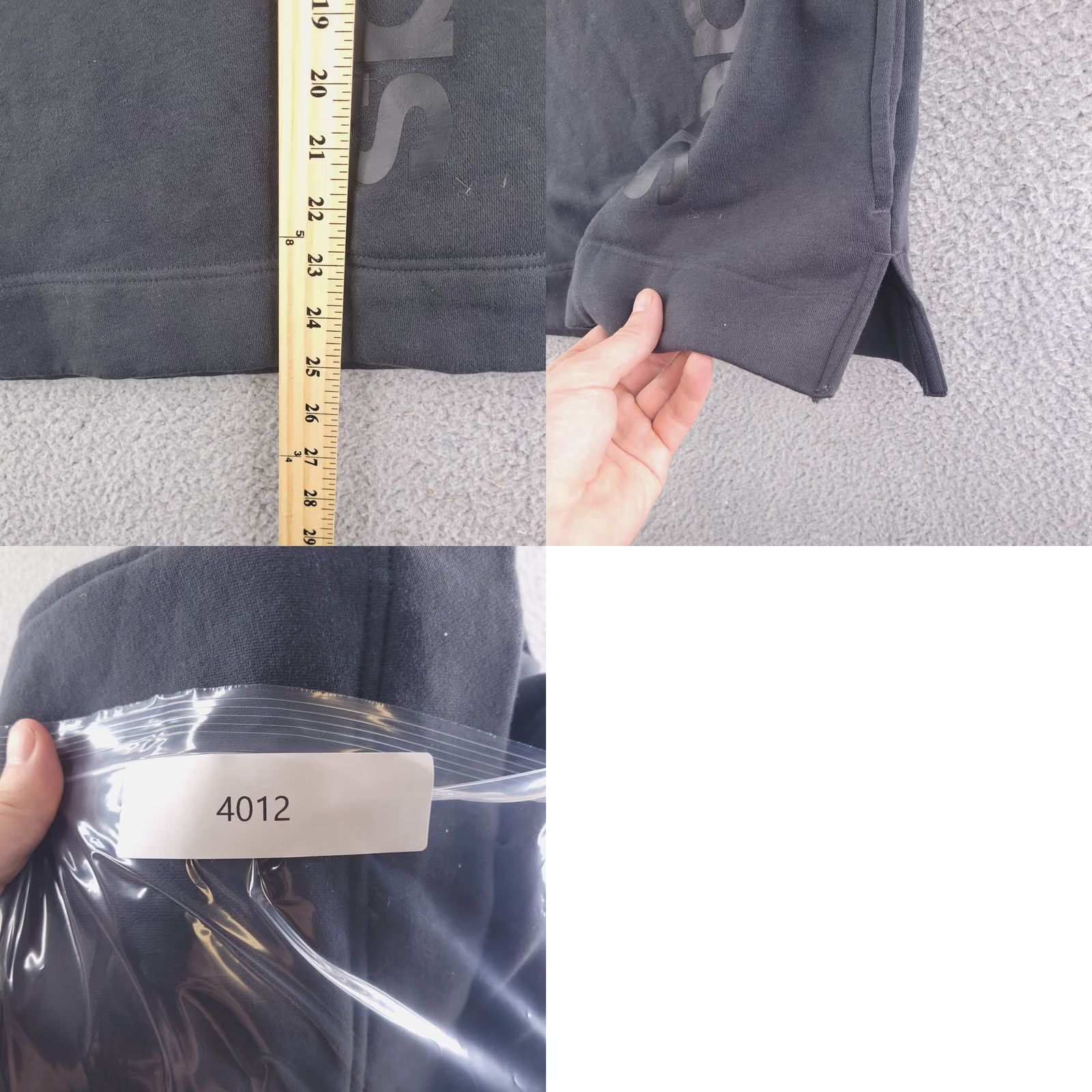 Adidas Adidas Hoodie Womens Medium Black Sweatshirt Athletic Pullover Running Charcoal Size M / US 6-8 / IT 42-44 - 8 Thumbnail