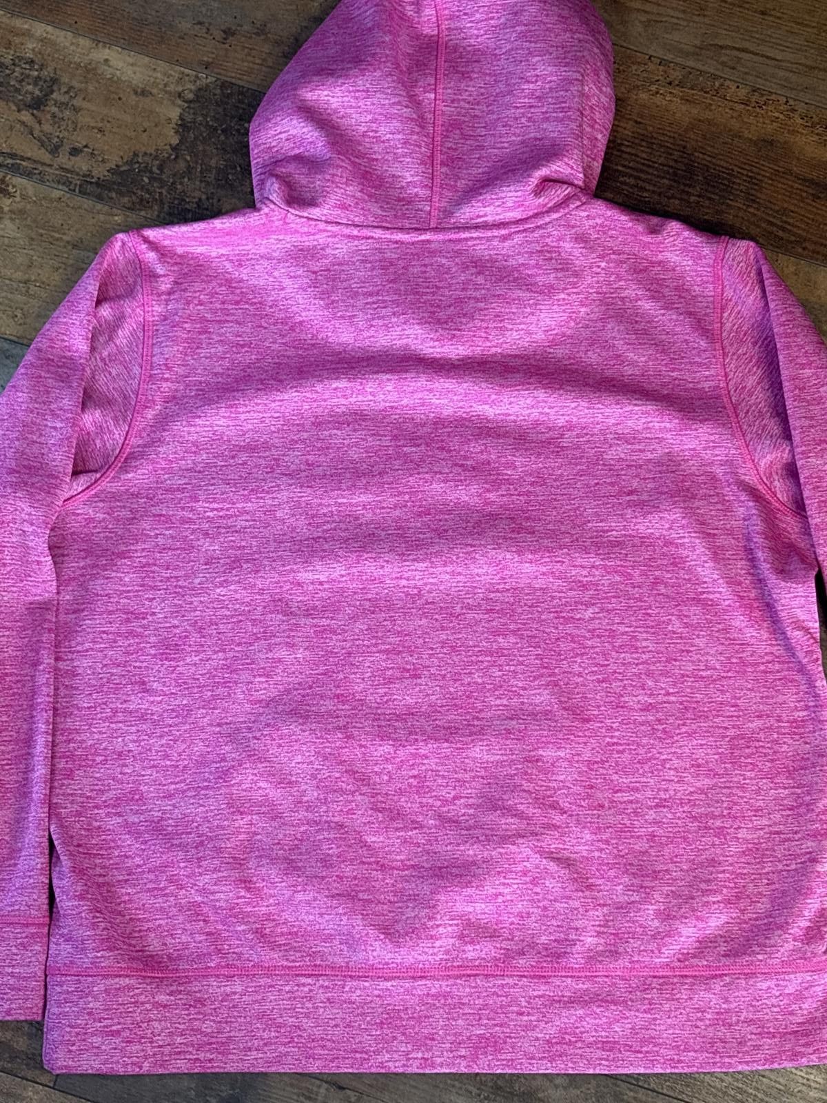 Under Armour Under Armour Pink Hoodie Sweatshirt with Navy Logo Size ONE SIZE - 5 Thumbnail