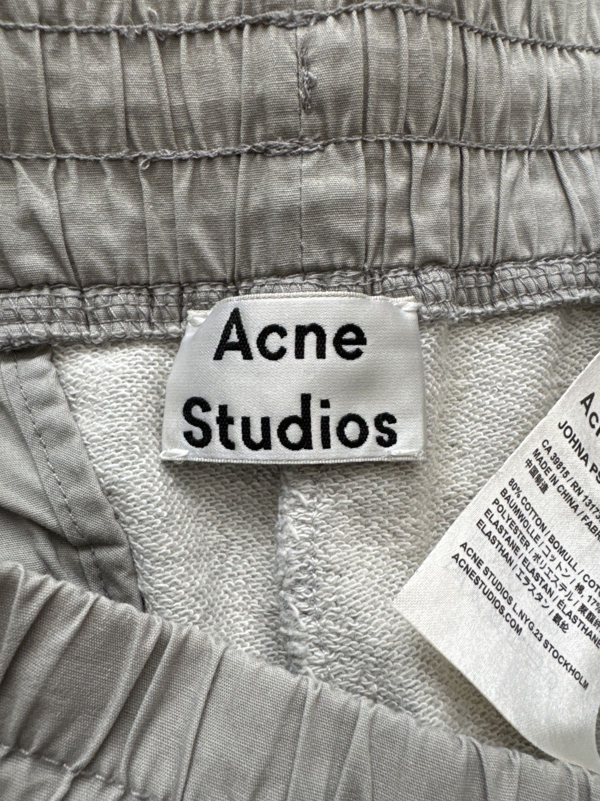 Acne Studios Johna PSS15 Cotton Blend Sweat Bottom Size US 33 - 10 Thumbnail