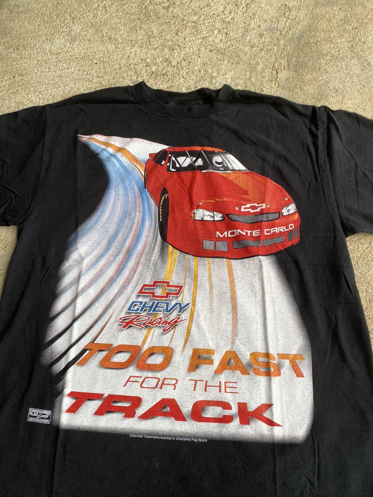 NASCAR × Vintage Vintage Y2K NASCAR Chevy Racing Black Shirt Size US L / EU 52-54 / 3 - 3 Thumbnail