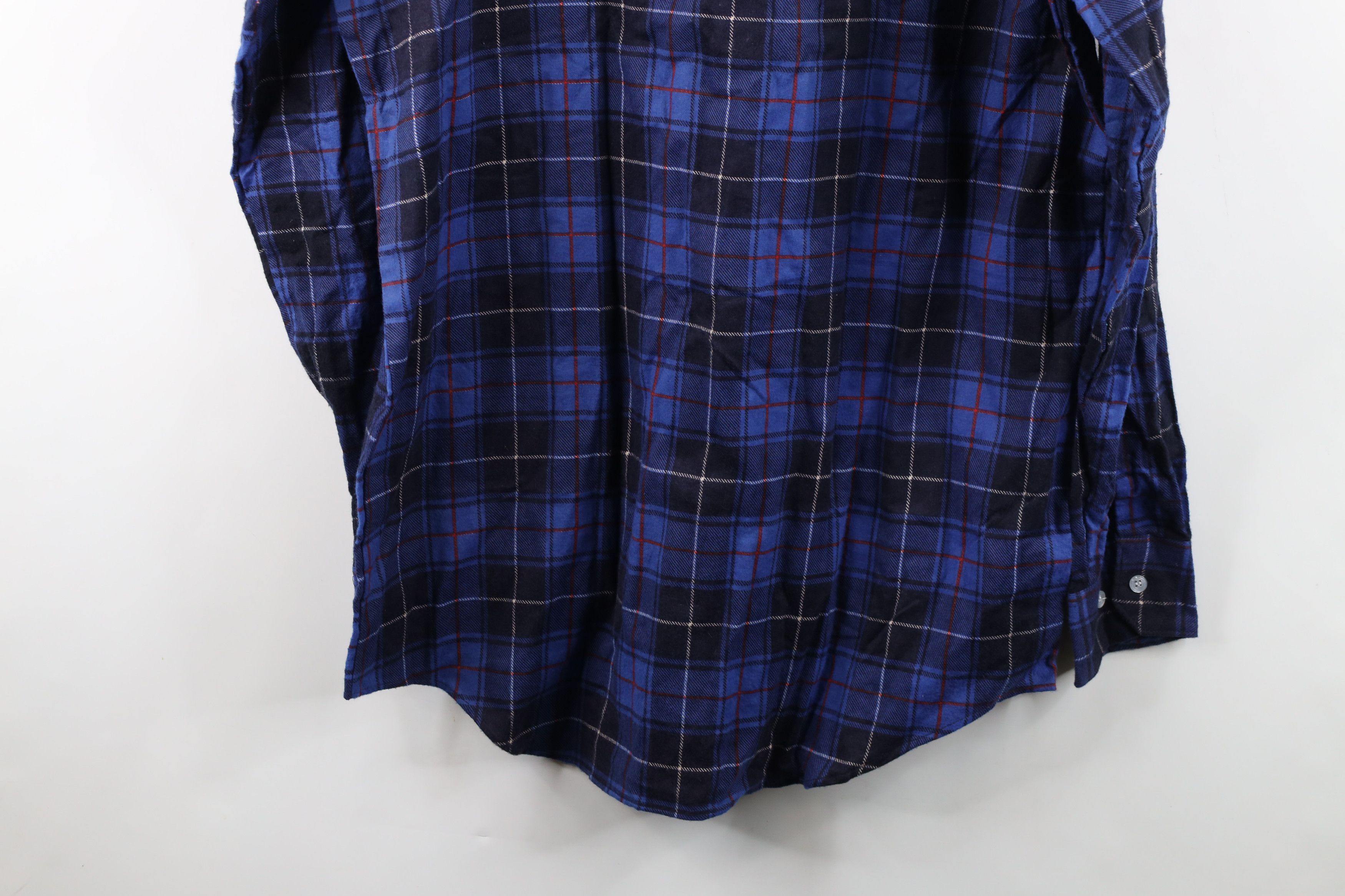 Vintage Deadstock Vintage 70s Streetwear Flannel Button Shirt Plaid Size US L / EU 52-54 / 3 - 14 Thumbnail