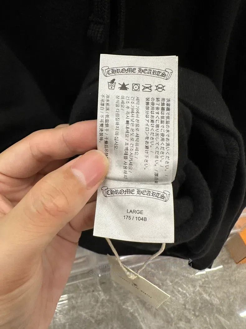 Chrome Hearts CHROME HEARTS Size L Beautiful girl horseshoe black hoodie Size L / US 10 / IT 46 - 8 Thumbnail