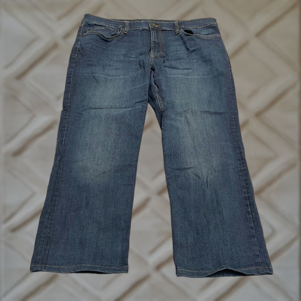Vintage Goodfellow Jeans Slim Fit Denim Mens 40x30 Blue Dark Wash Straight Size US 40 / EU 56 - 1 Thumbnail