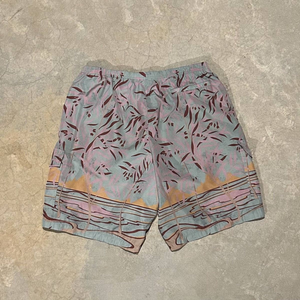 Designer × Palm Angels Palm Angels Lagoon Print Nylon Swim Shorts Size US 30 / EU 46 - 7 Thumbnail