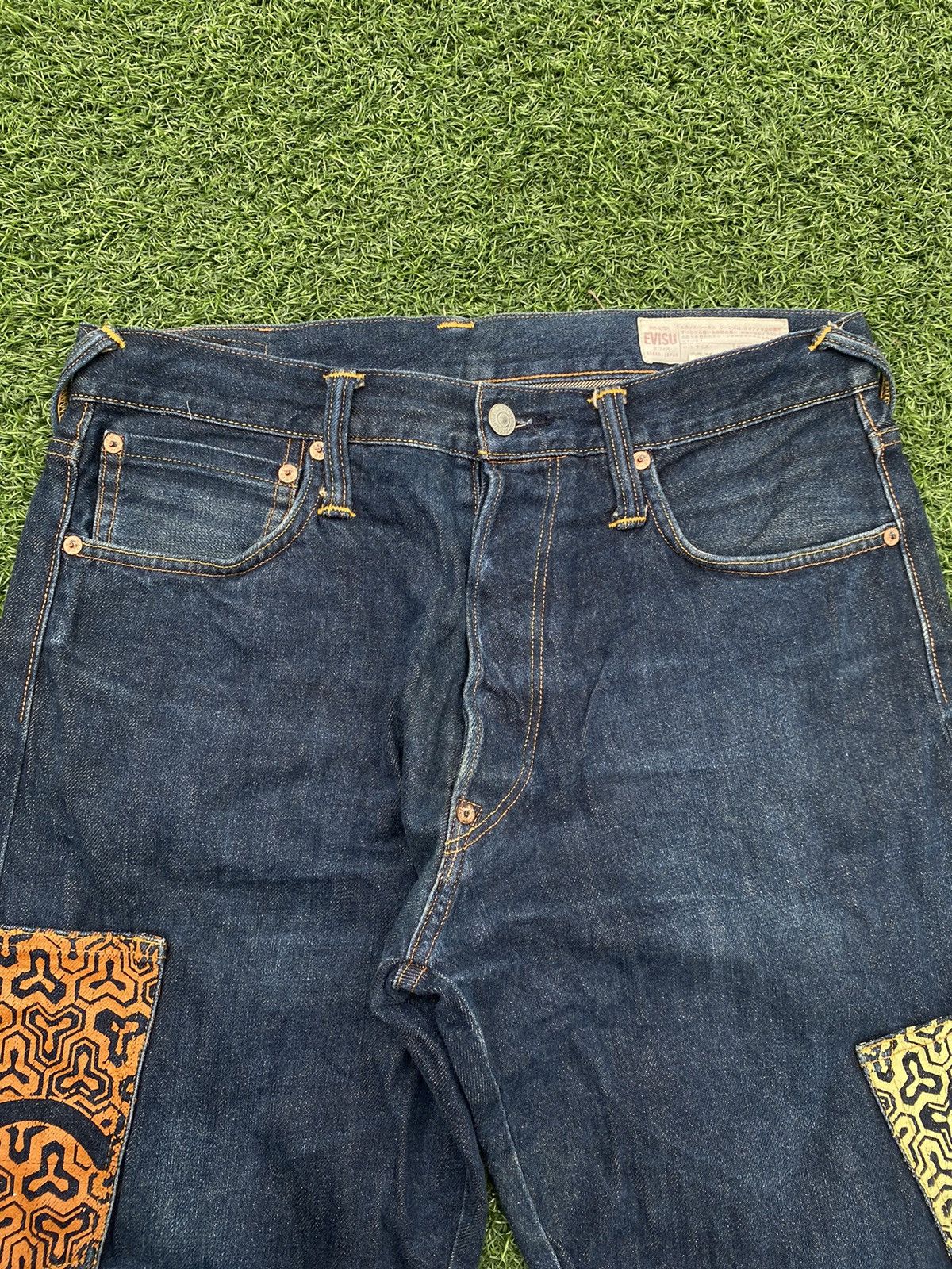 Evisu EVISU JEANS MULTI POCKET RARE OG TRAVIS SCOTT WITH SELVEDGE Size US 32 / EU 48 - 8 Thumbnail