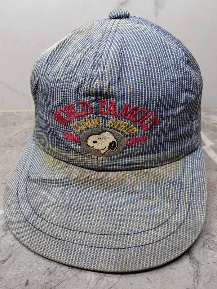 Peanuts Vintage Peanuts Snoopy Hickory Cap Hat Size ONE SIZE - 1 Thumbnail