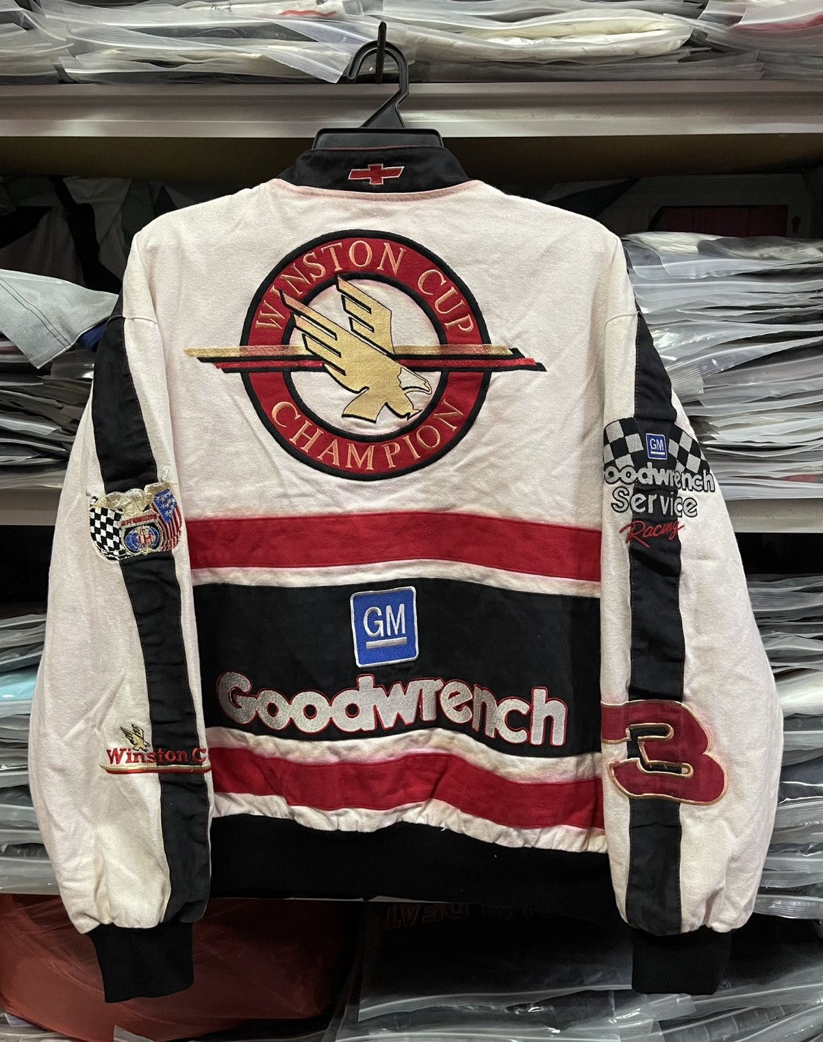 Vintage Vintage Jeff Hamilton Nascar Goodwrench Winston Cup Jacket🔥🔥 Size US L / EU 52-54 / 3 - 9 Thumbnail