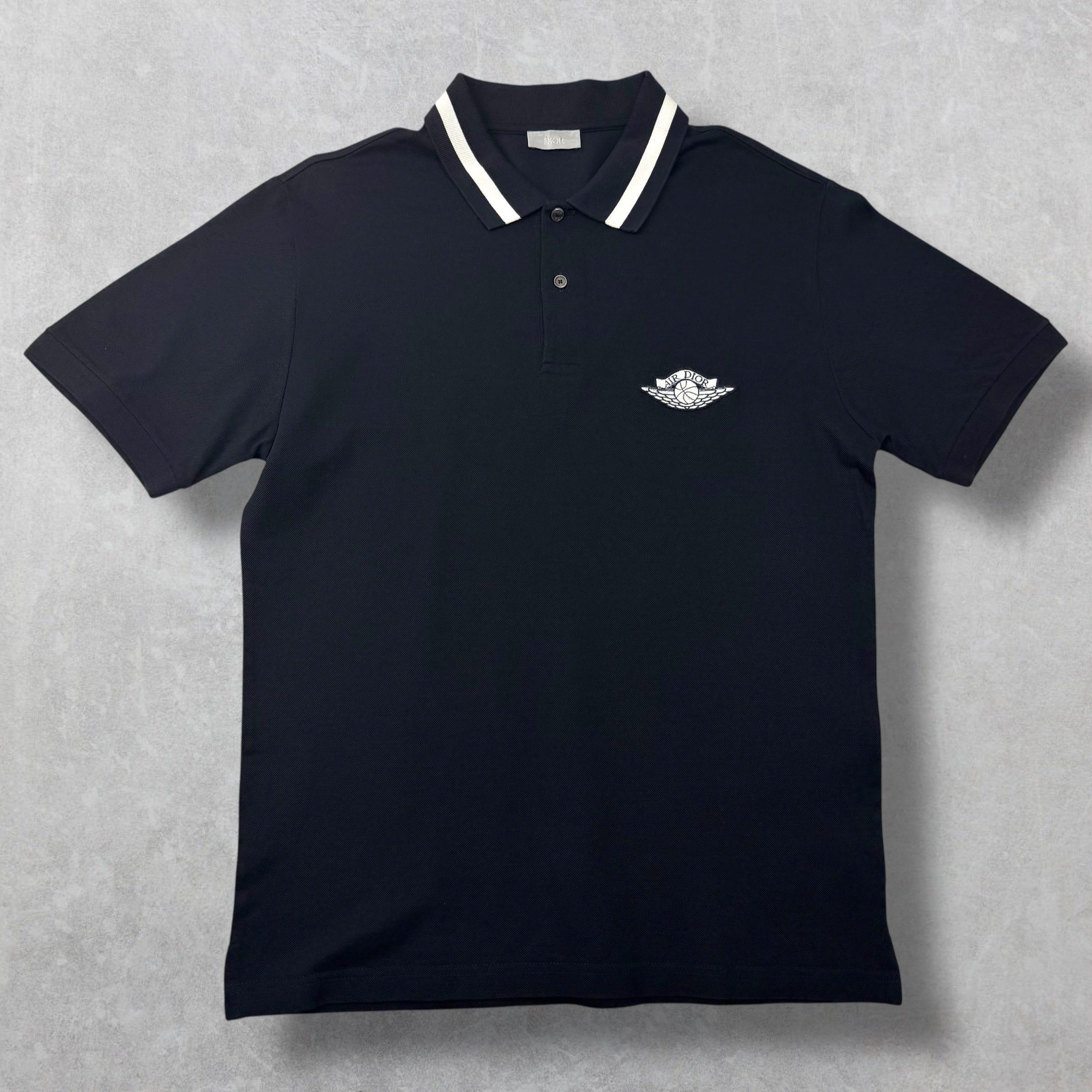 Dior Dior x Jordan Wings Logo Polo Shirt M Size US M / EU 48-50 / 2 - 1 Thumbnail