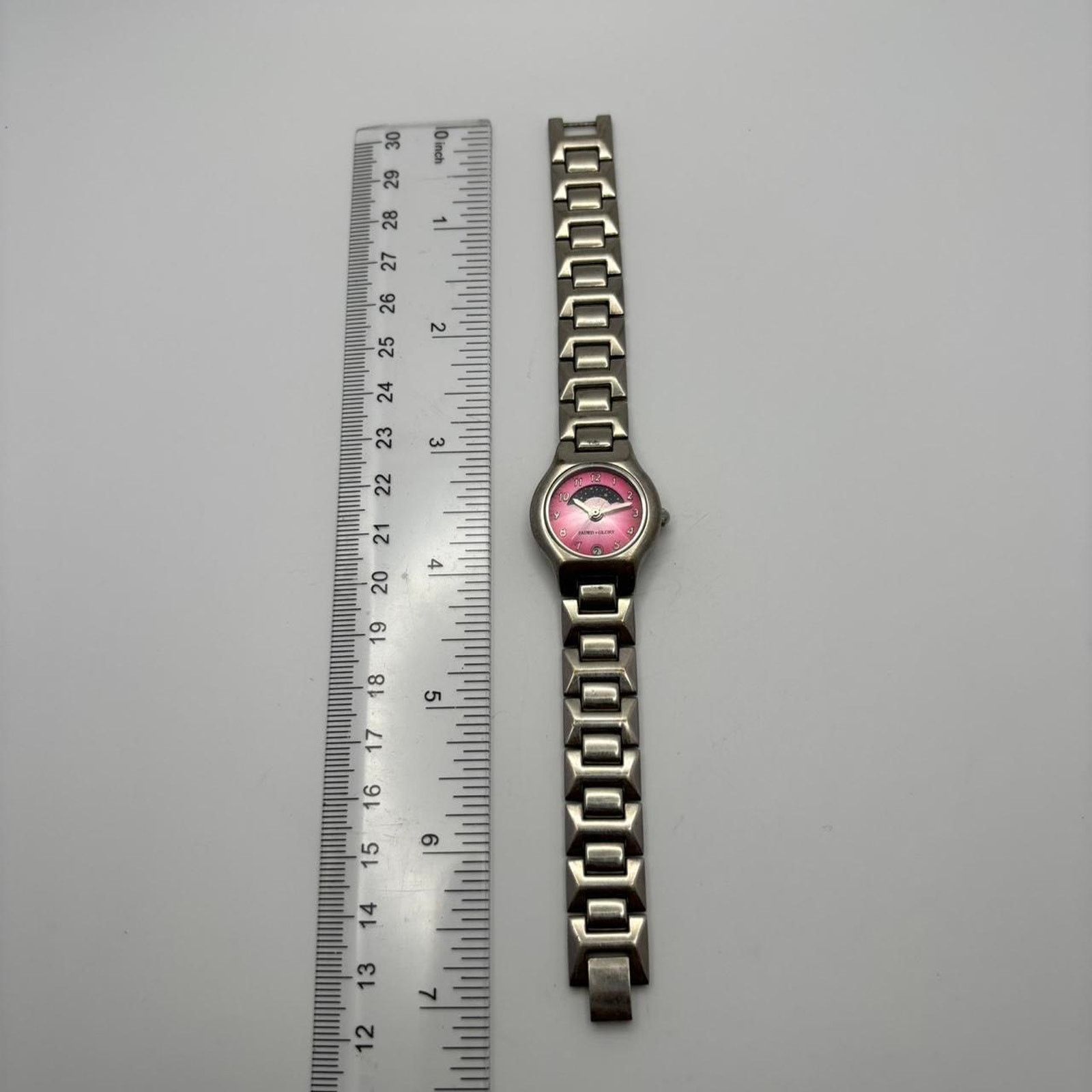 Faded Glory Pink & Silver Faded Glory Watch Size ONE SIZE - 3 Thumbnail
