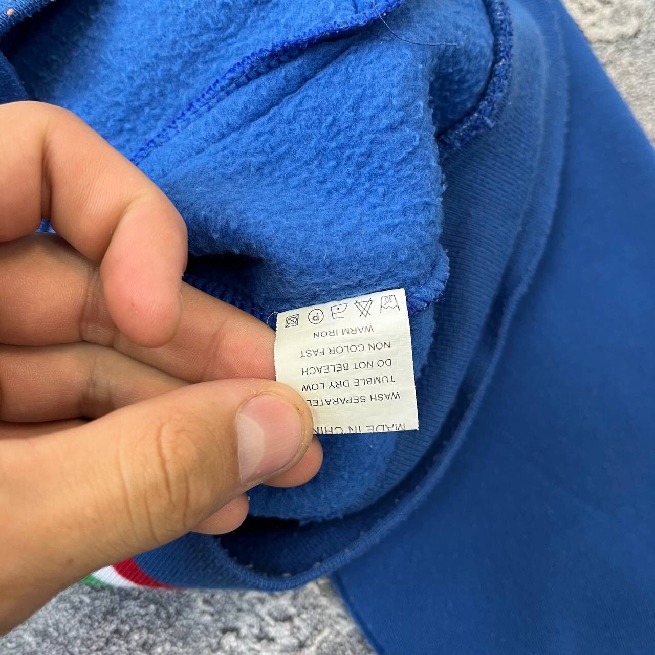 Other Y2K Rare 🇮🇹 Blue Italia Team big center logo Soccer Zip Size US XS / EU 42 / 0 - 2 Thumbnail