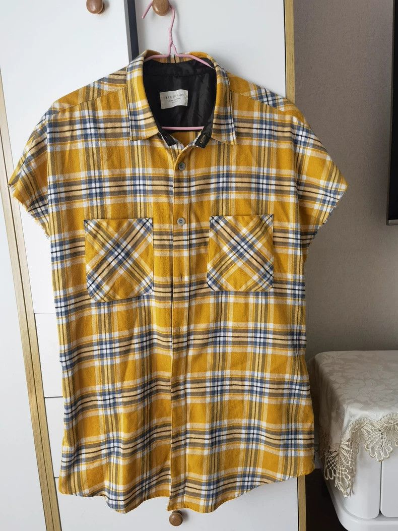 Fear of God Fear of God 4th Yellow Plaid Vest - dmc Size US XL / EU 56 / 4 - 1 Thumbnail