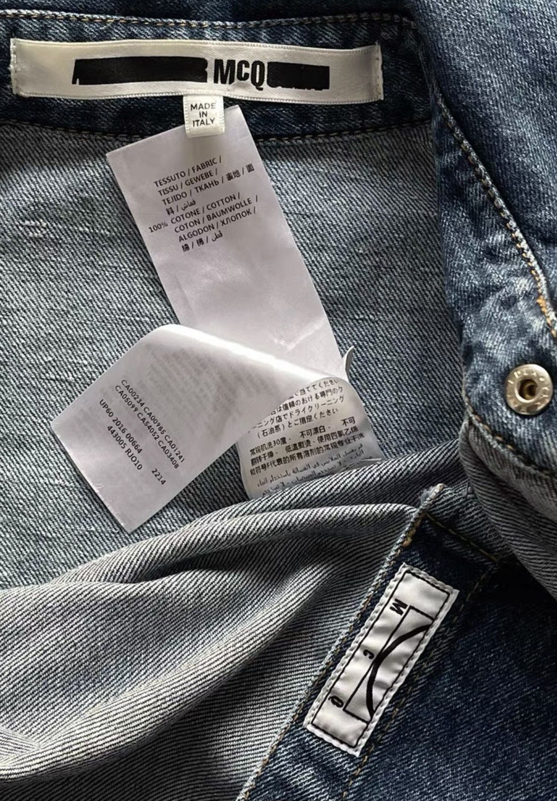 Alexander McQueen Alexander McQueen | Denim Panel Shirt Jacket Size US M / EU 48-50 / 2 - 7 Thumbnail