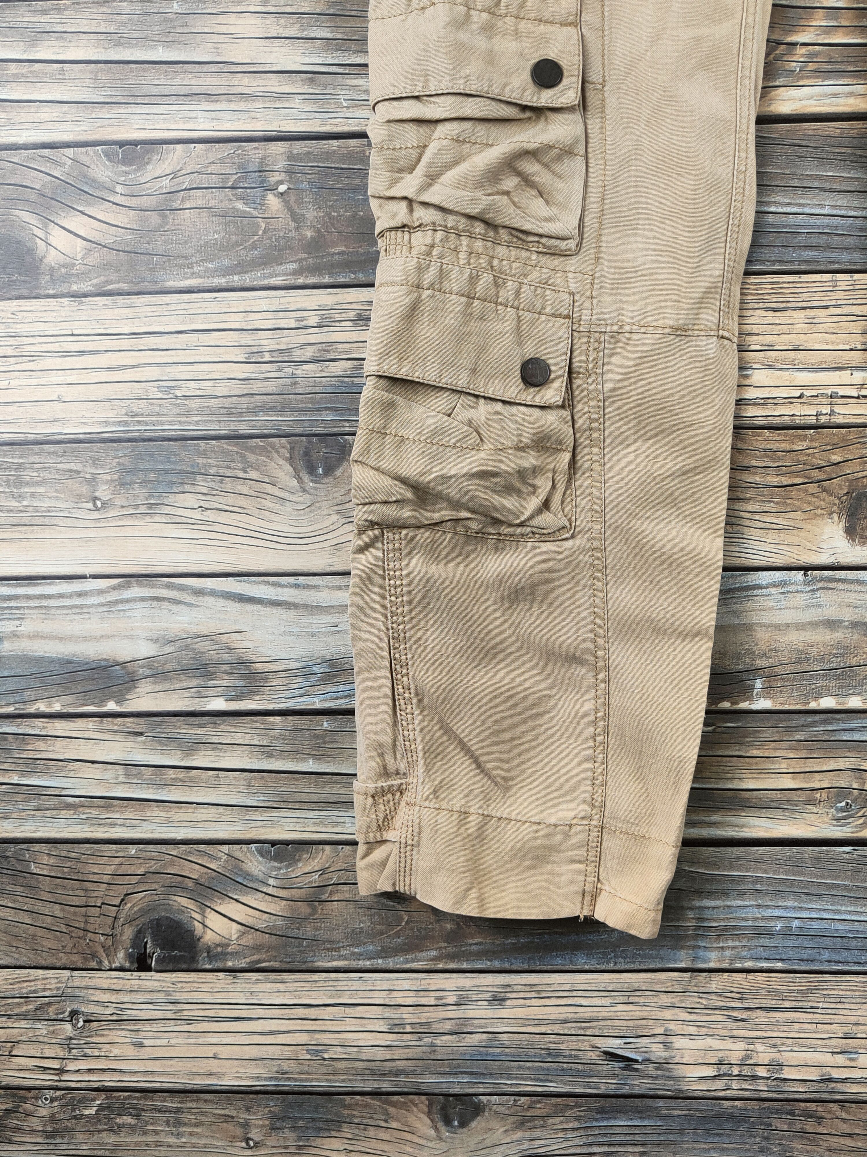 Ralph Lauren DL Ralph Lauren Beige Multipocket Cargo Pants #46-789 Size US 30 / EU 46 - 4 Thumbnail