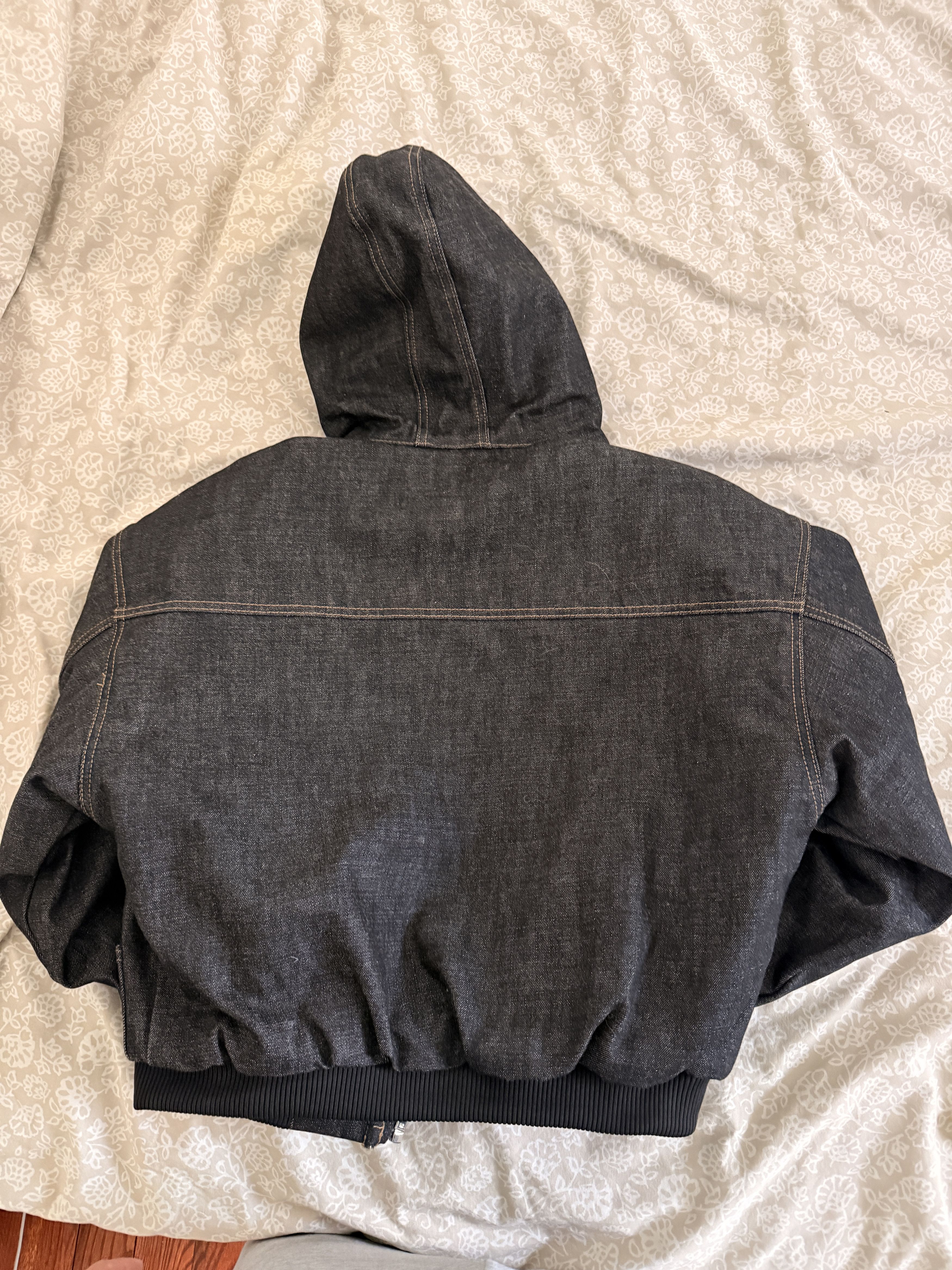 Other Okayama 15oz Raw Black Japanese Denim Clasp Jacket Size US XS / EU 42 / 0 - 4 Thumbnail