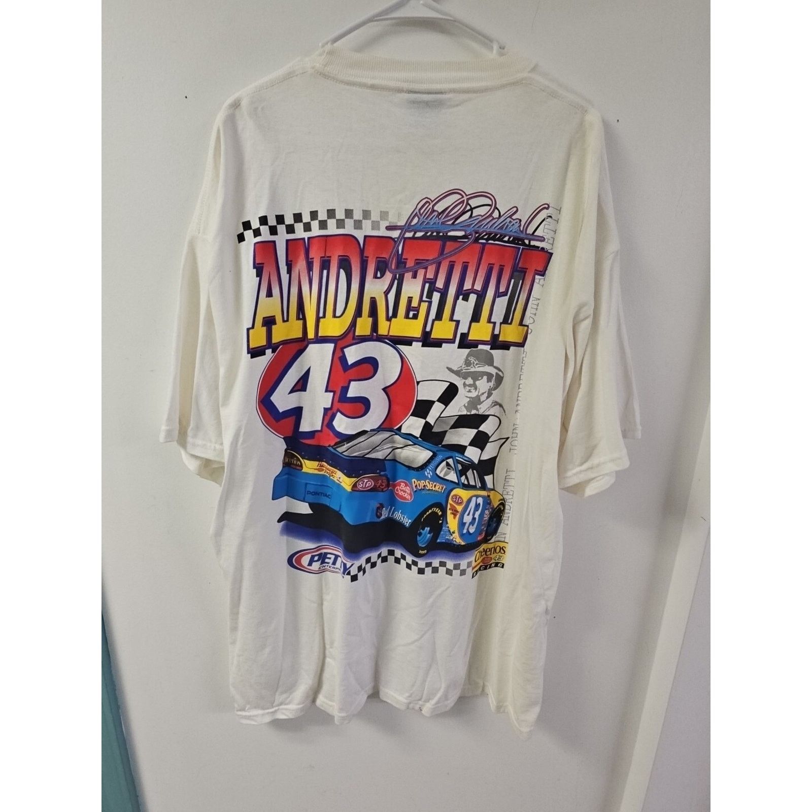 Tultex Tultex 2000 John Andretti NASCAR T-Shirt Richard Petty 2XL Size US XXL / EU 58 / 5 - 10 Thumbnail