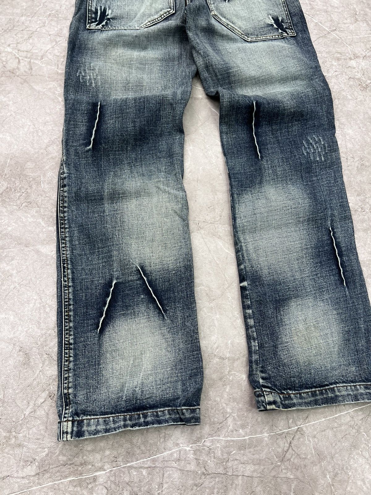 If Six Was Nine × Japanese Brand × Vintage Super Flared Jeans Vintage Japanese Jean distressed Size US 30 / EU 46 - 10 Thumbnail