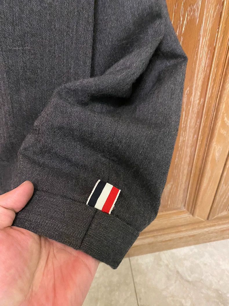 Thom Browne Thom Browne Size 3 Classic herringong pattern trousers 250 Size US 30 / EU 46 - 4 Thumbnail
