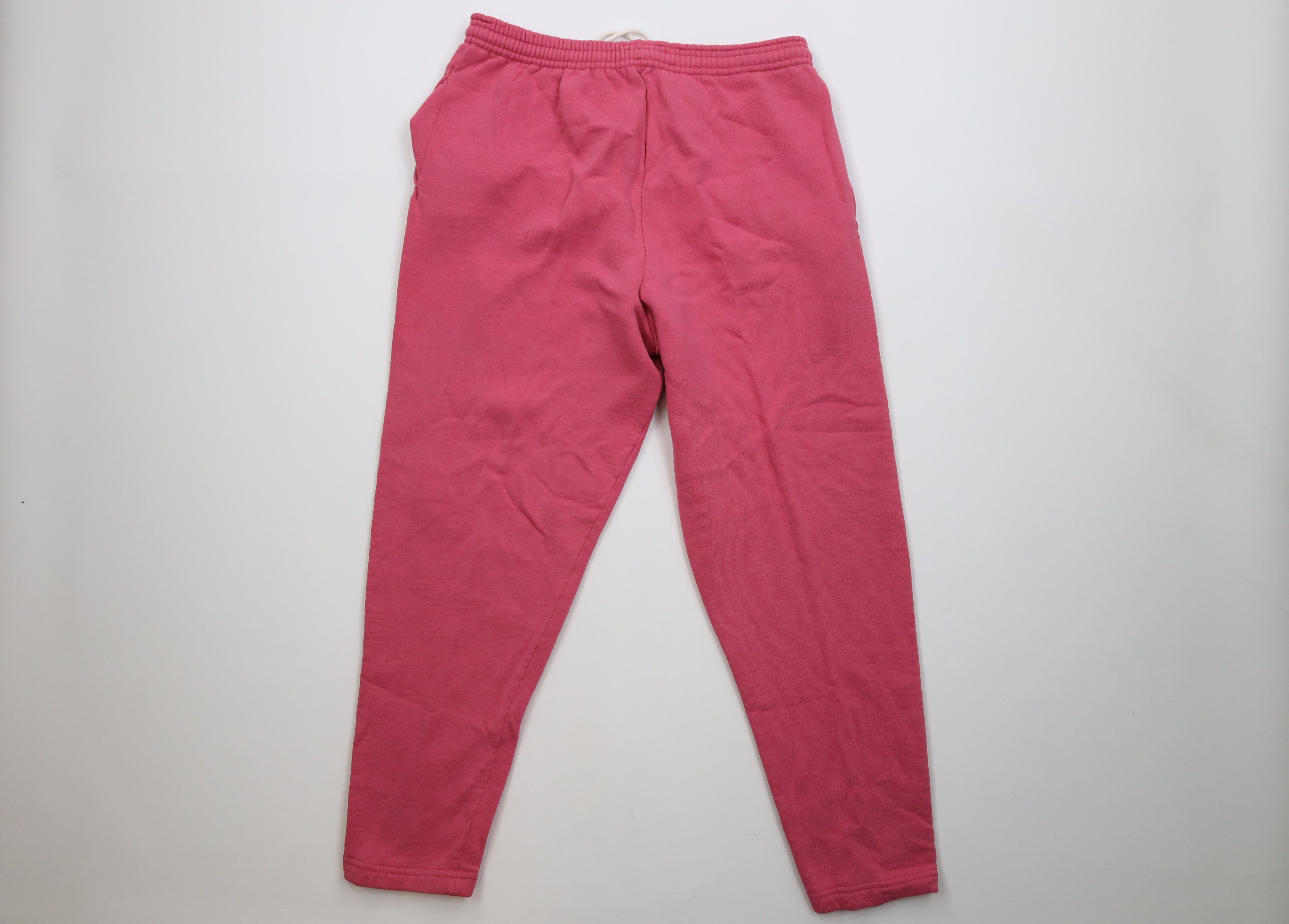 Vintage Vintage 90s Streetwear Blank Tapered Leg Sweatpants Pink USA Size 31" - 11 Thumbnail