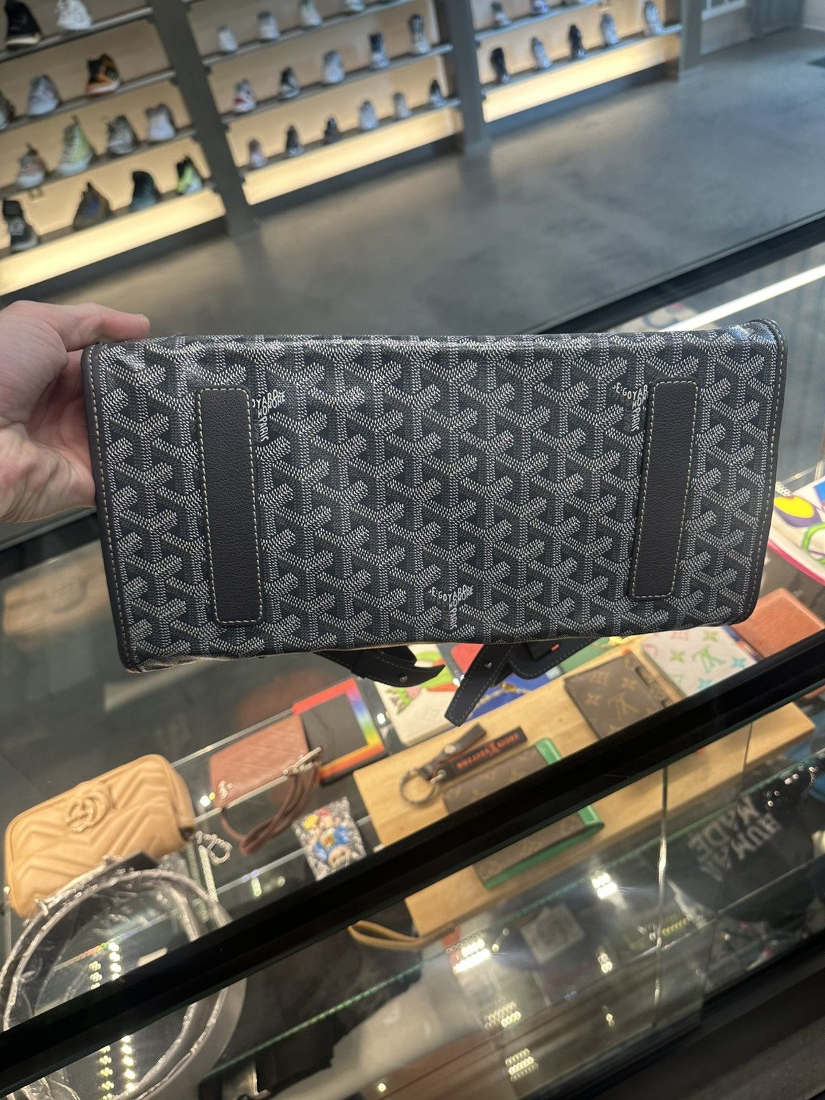 Goyard Goyard Gray Goyard Saint Léger Backpack Gray Size ONE SIZE - 8 Thumbnail