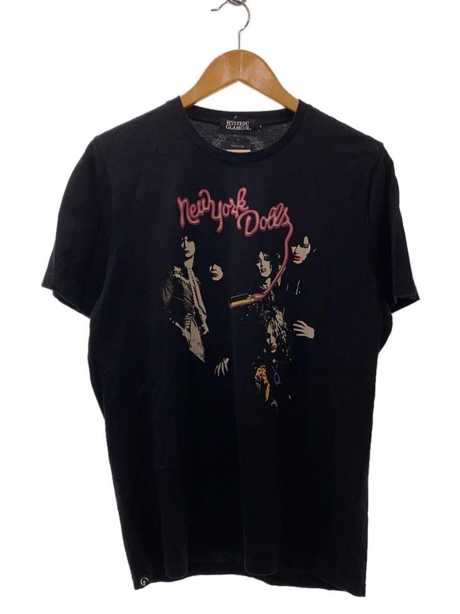 image of Hysteric Glamour New York Dolls T-Shirt in Black, Men's (Size Large)