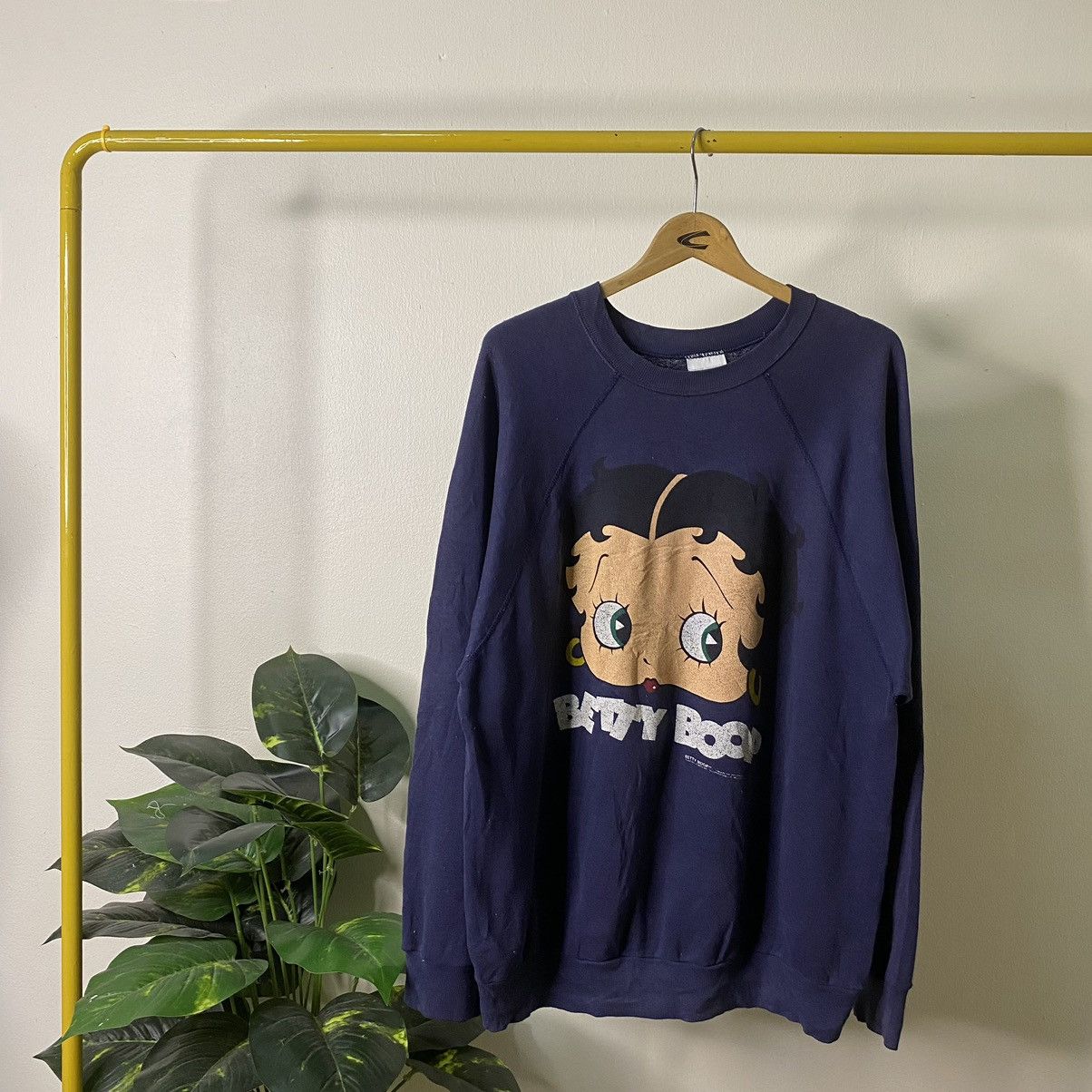 Cartoon Network × Vintage Vintage 1990s Betty Boop by Tultex Sweatshirt Made in USA Size US L / EU 52-54 / 3 - 1 Thumbnail