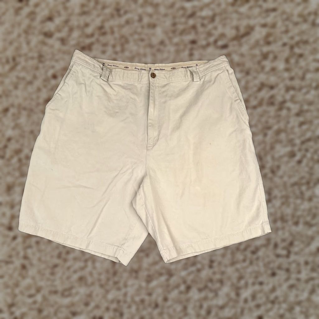 Tommy Bahama Tommy Bahama Shorts Mens 40 Chino Khaki Beige Relax Flat Front Zip Pocket Casual Beach Size US 40 / EU 56 - 1 Thumbnail