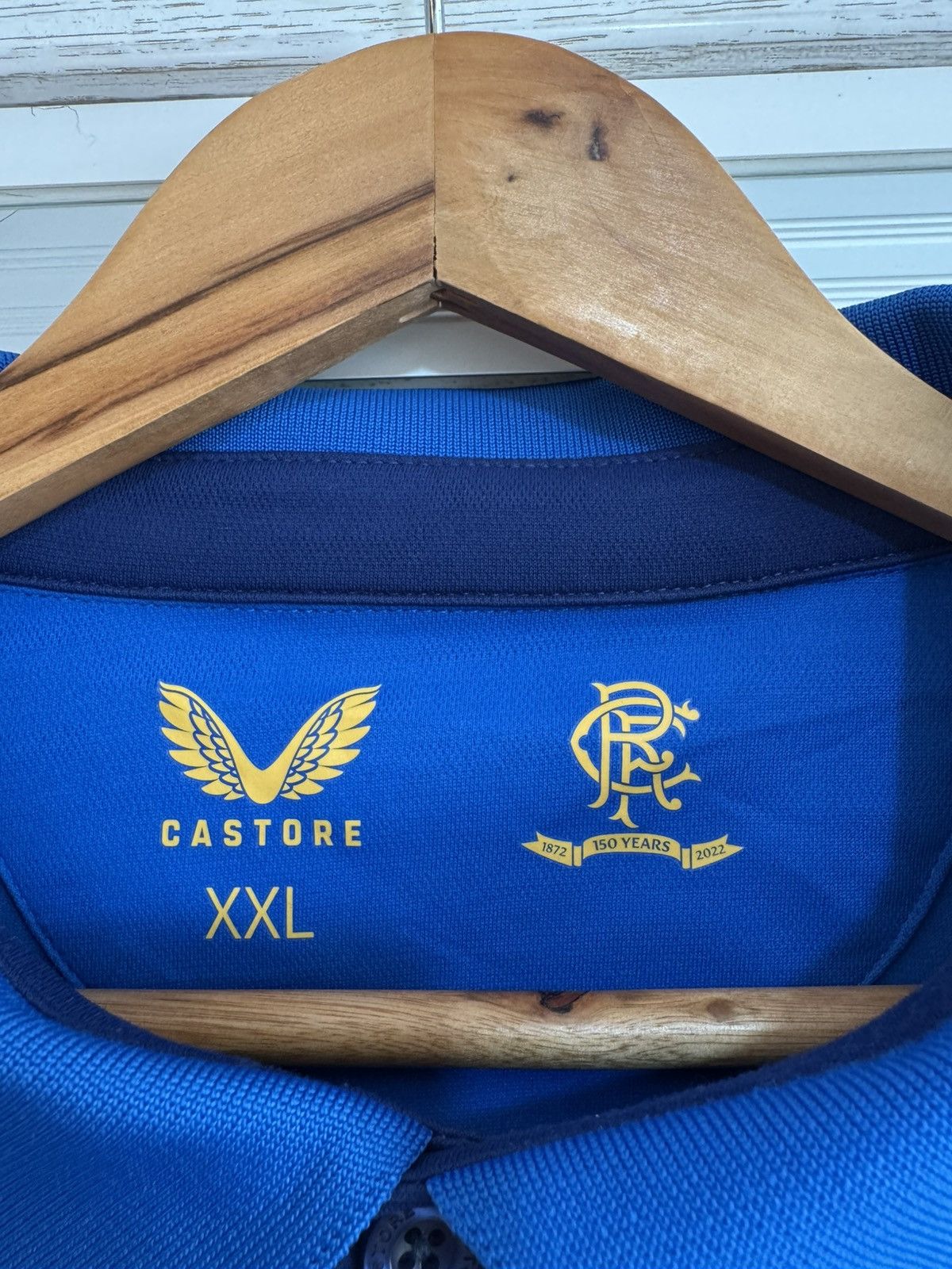 Castore Glasgow Rangers 2021-2022 Soccer Longsleeve Jersey Kit Shirt Size US XXL / EU 58 / 5 - 9 Thumbnail
