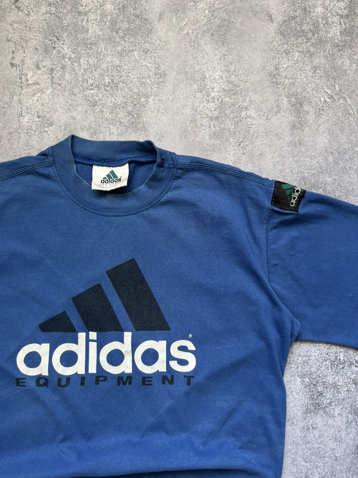 Adidas × Vintage Adidas Equipment t-shirt vintage 90s t-shirt Size US XL / EU 56 / 4 - 3 Thumbnail