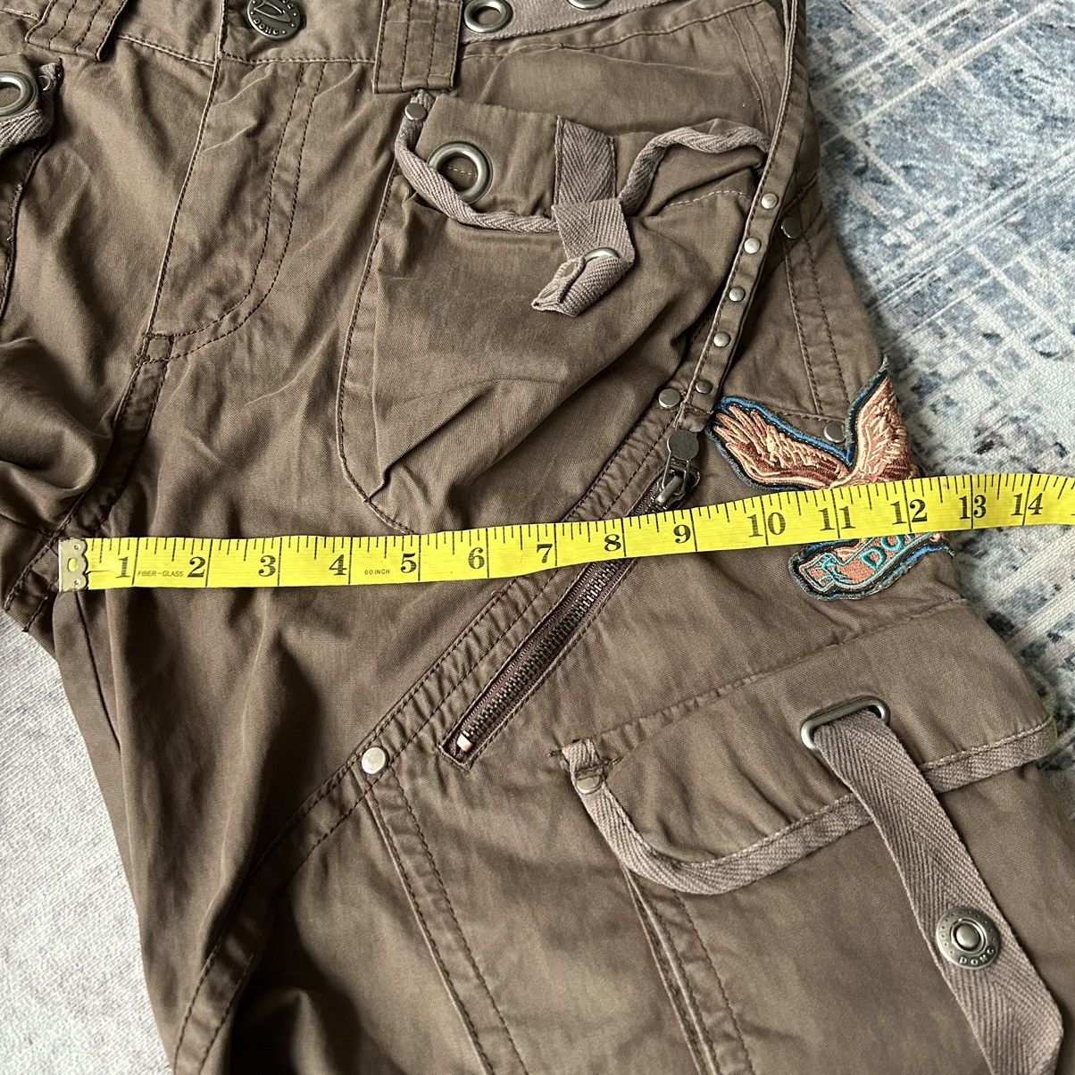 If Six Was Nine Bondage Multipocket Cargo Pants Size US 35 - 18 Thumbnail