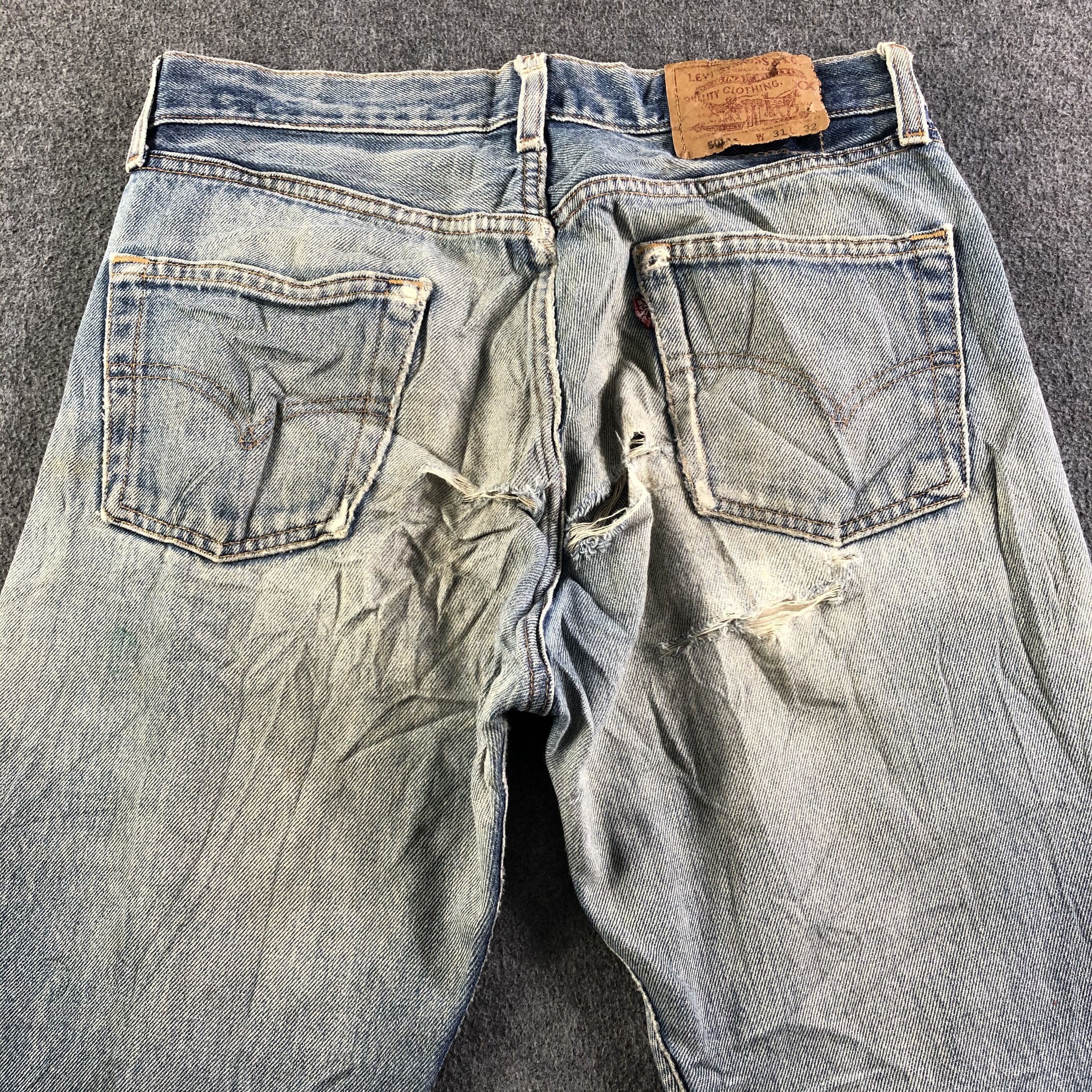 Levi's Vintage 90s Levis 501 Jeans-J3841 Size US 30 / EU 46 - 4 Thumbnail
